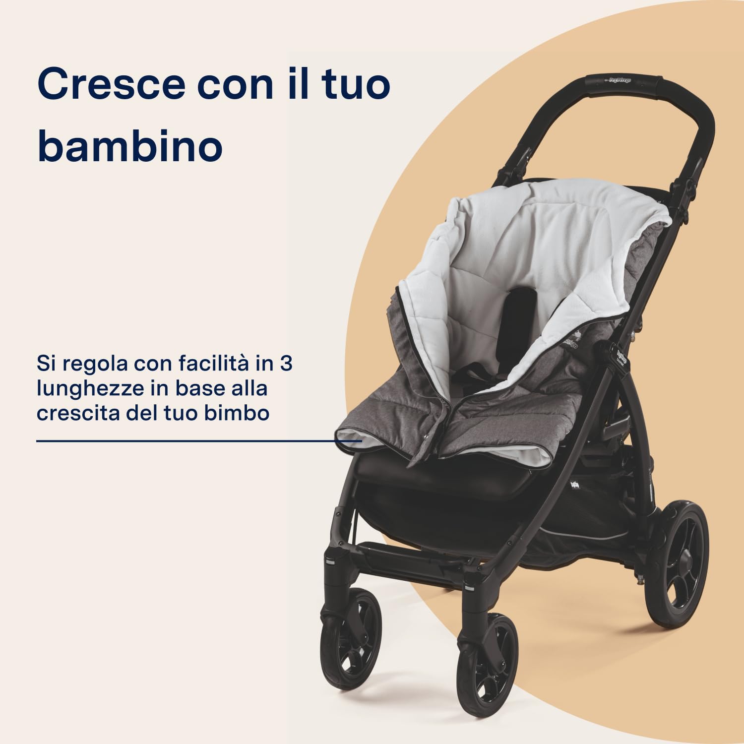 peg-perego-vario-foot-muff-sacco-invernale-allungabile-3-lunghezze image 4