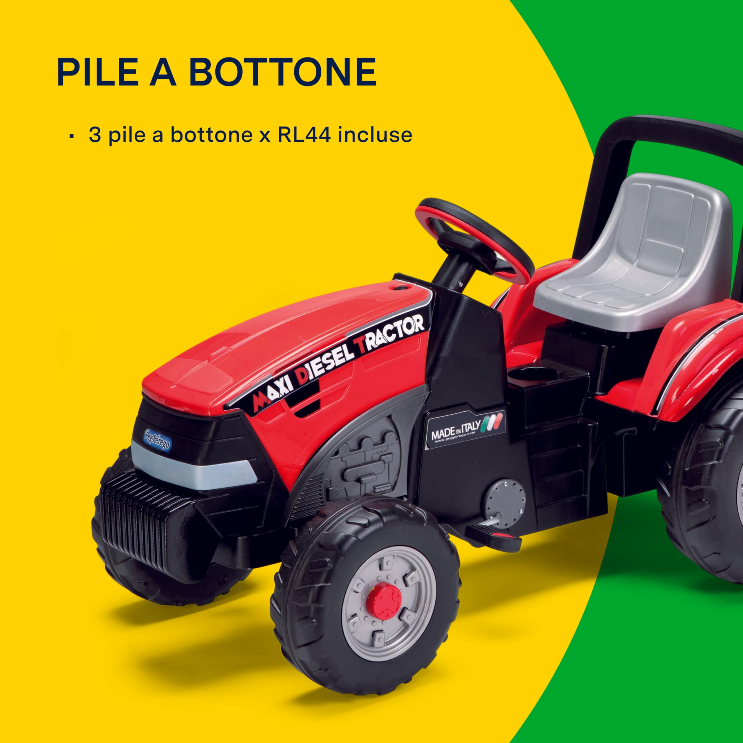 peg-perego-maxi-diesel-tractor-trattore-a-pedali-con-rimorchio-per-bambini-dai-2 image 6