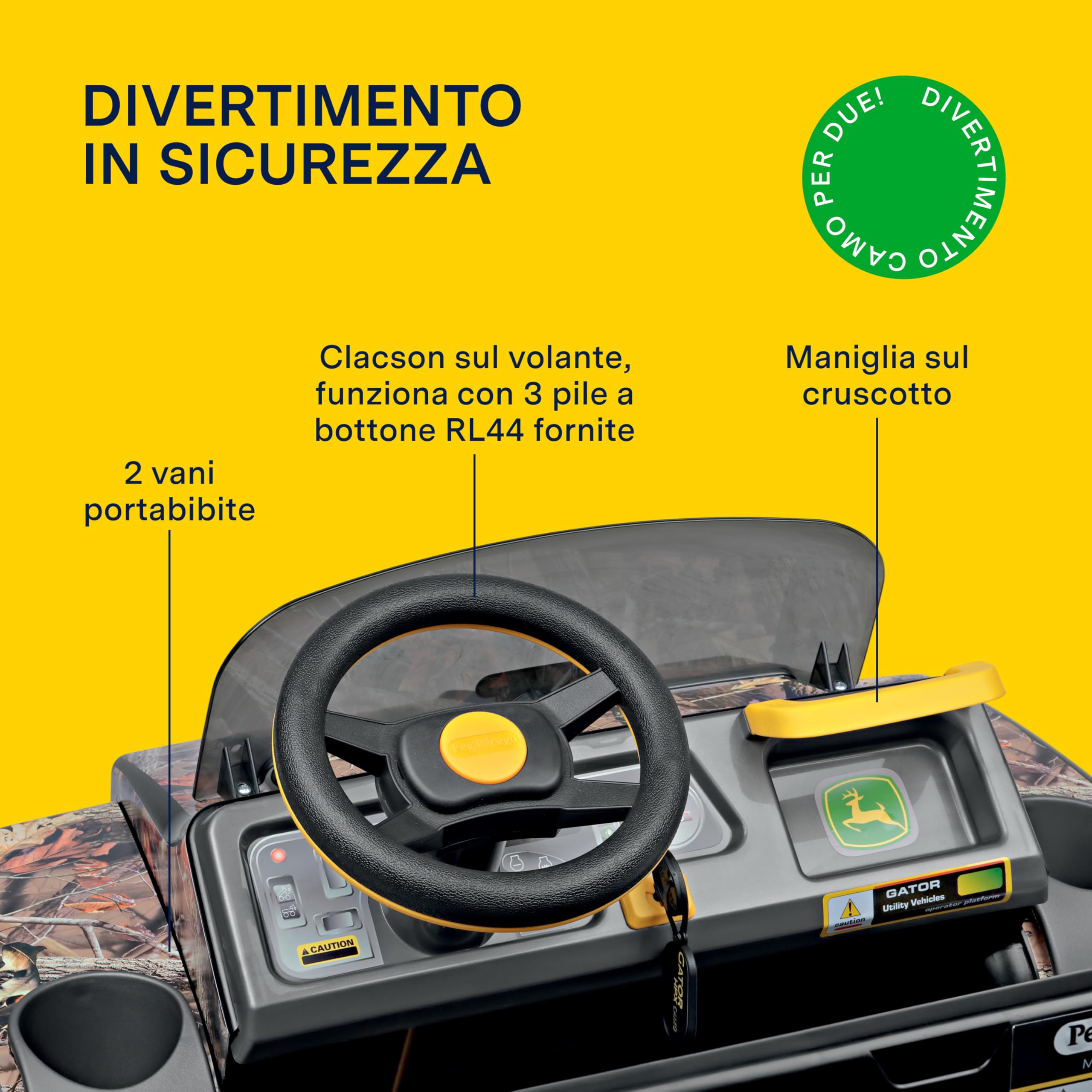 peg-perego-john-deere-gator-hpx-camo-trattore-elettrico-12v-2-posti image 4