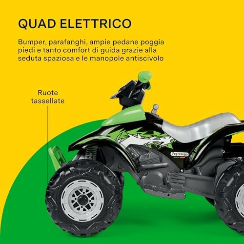 peg-perego-corral-t-rex-330w-quad-elettrico-12v-bambini-3-anni image 8