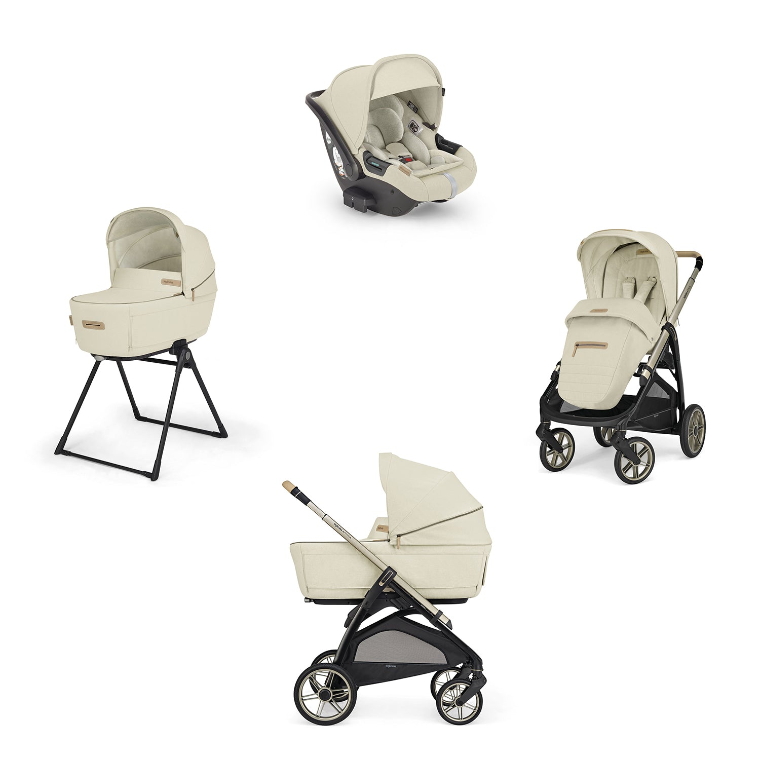 inglesina-element-system-quattro-tessuti-naturali-con-seggiolino-auto image 2