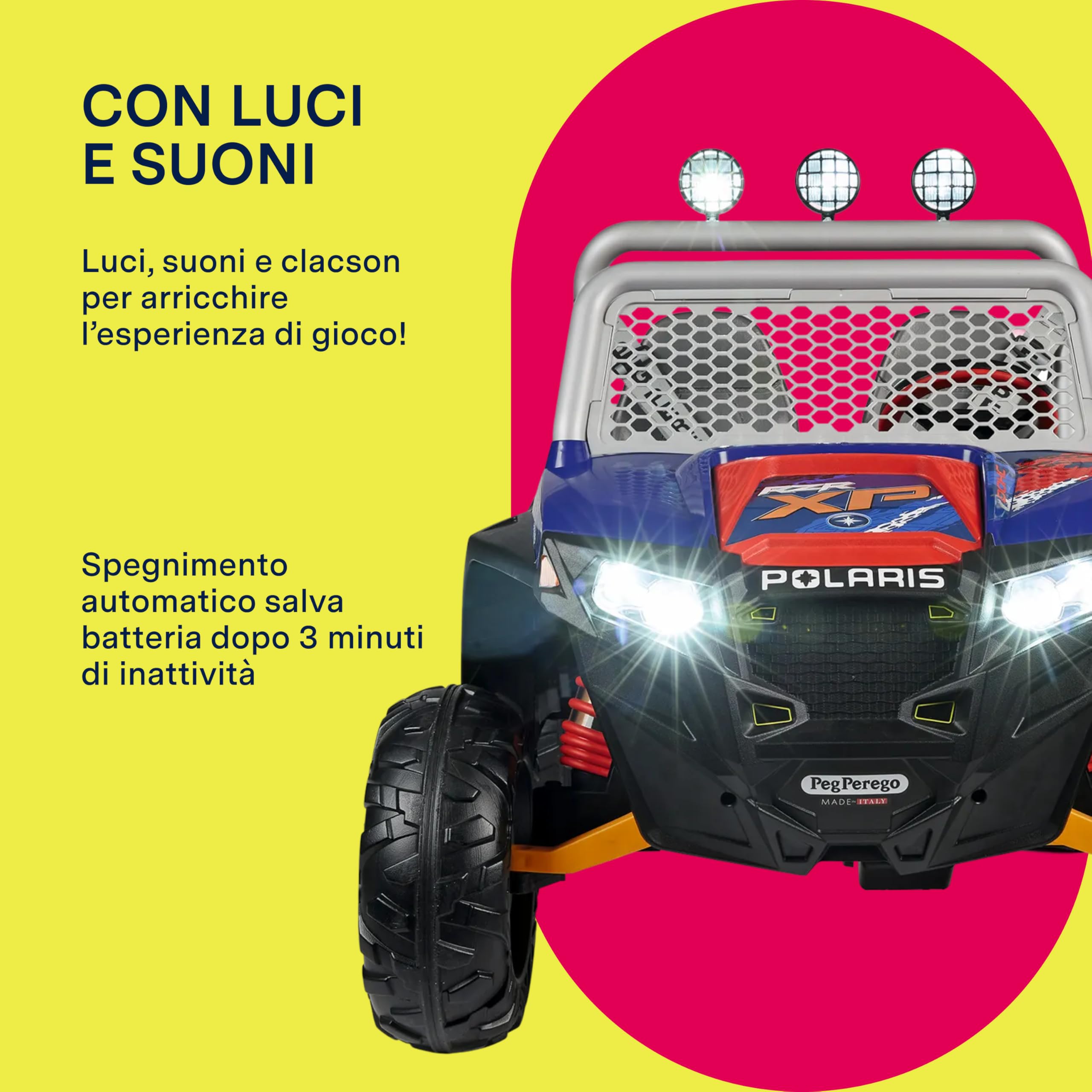 peg-perego-polaris-ranger-rzr-900-xp-24v-fuoristrada-elettrico-cavalcabile-per-b image 5