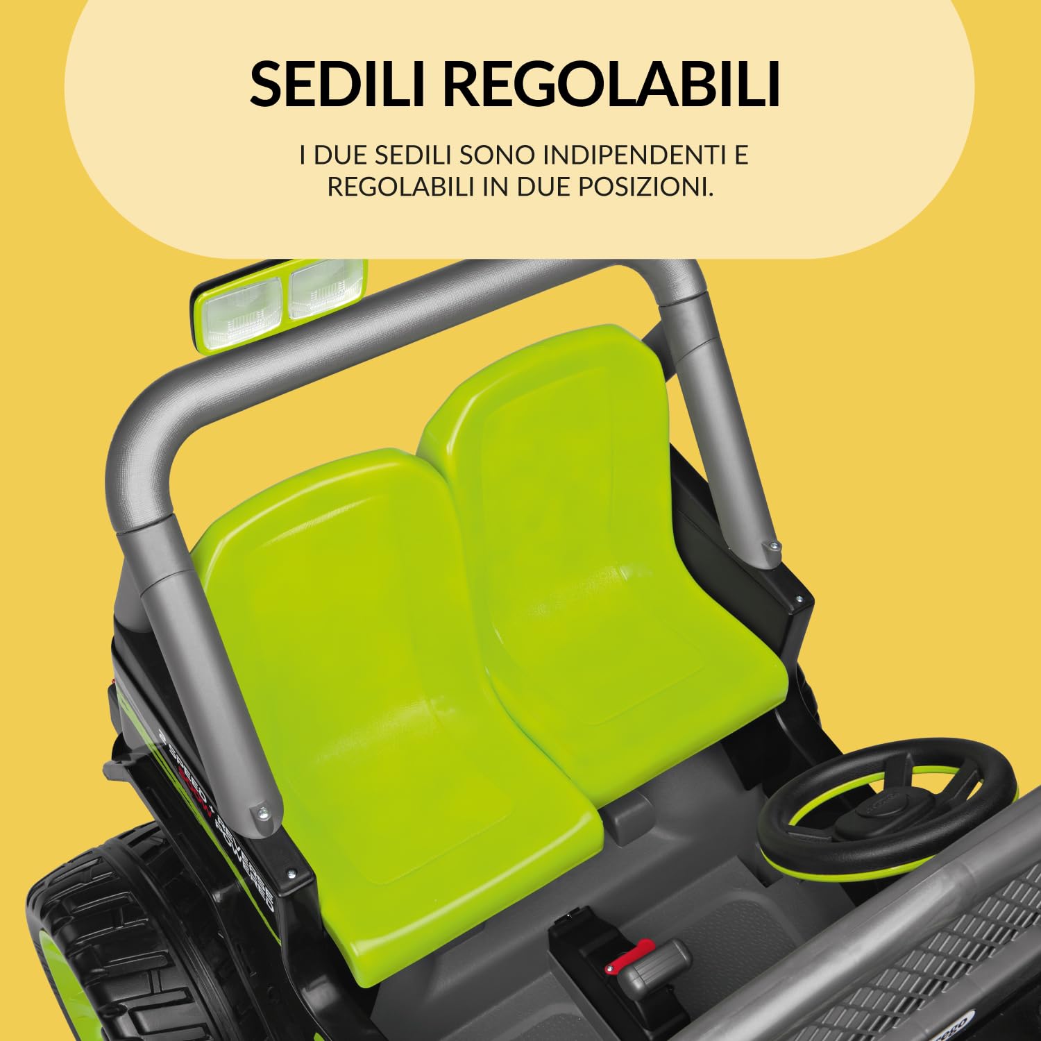 peg-perego-gaucho-sport-fuoristrada-elettrico-12v-2-posti-con-radio-fm image 6