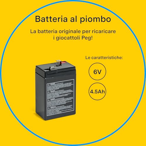 peg-perego-batteria-al-piombo-6v-4-5ah-ricambio-originale-veicoli-elettrici image 8