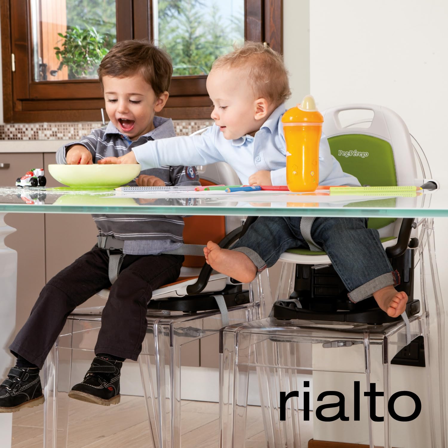 peg-perego-rialto-petrolio-alzasedia-pappa-portatile-regolabile-6-mesi-3-anni-0- image 2