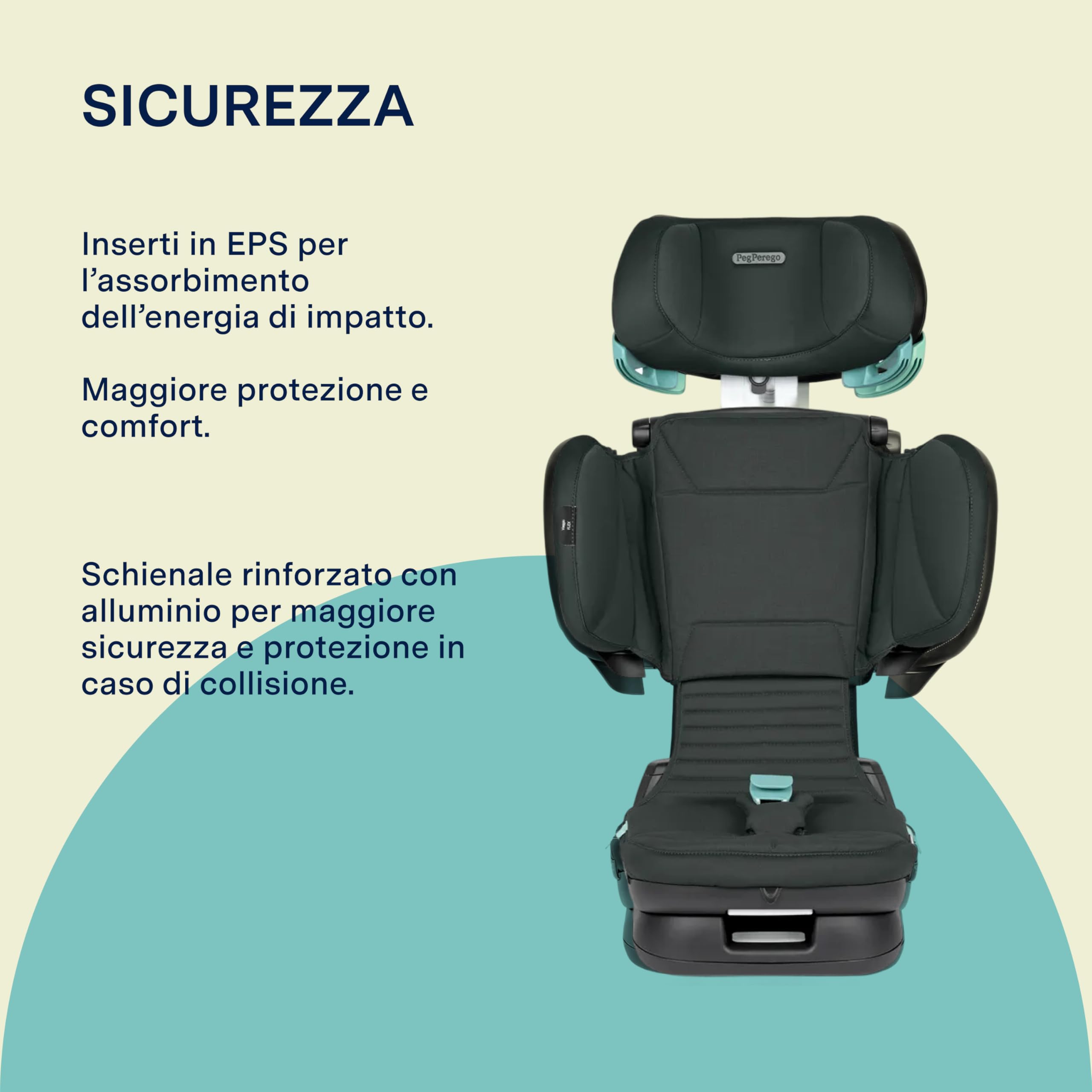 peg-perego-viaggio-flex-seggiolino-auto-isofix-100-150-cm-metal image 5