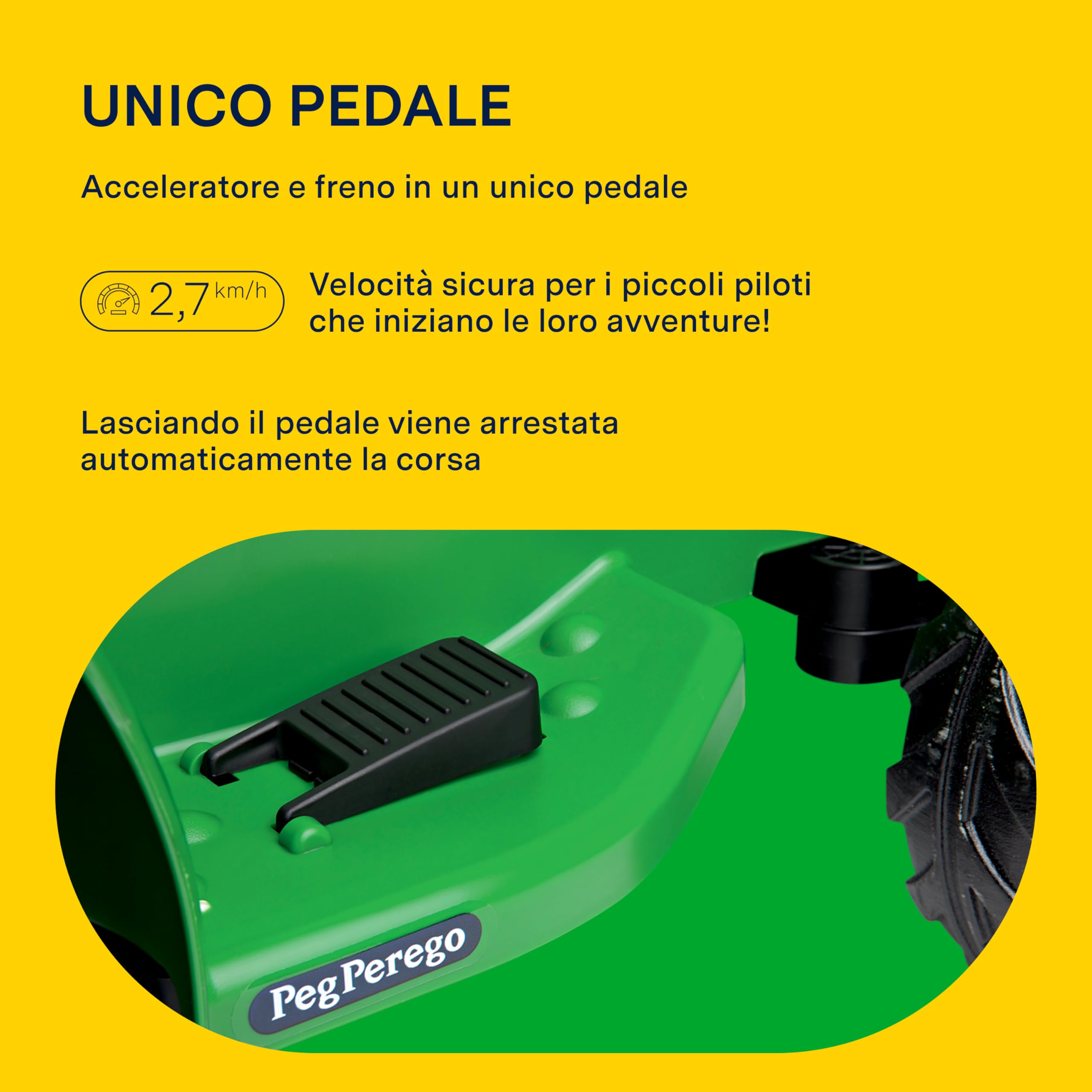 peg-perego-john-deere-mini-tractor-trattore-elettrico-6v-cavalcabile-da-1-anno image 6