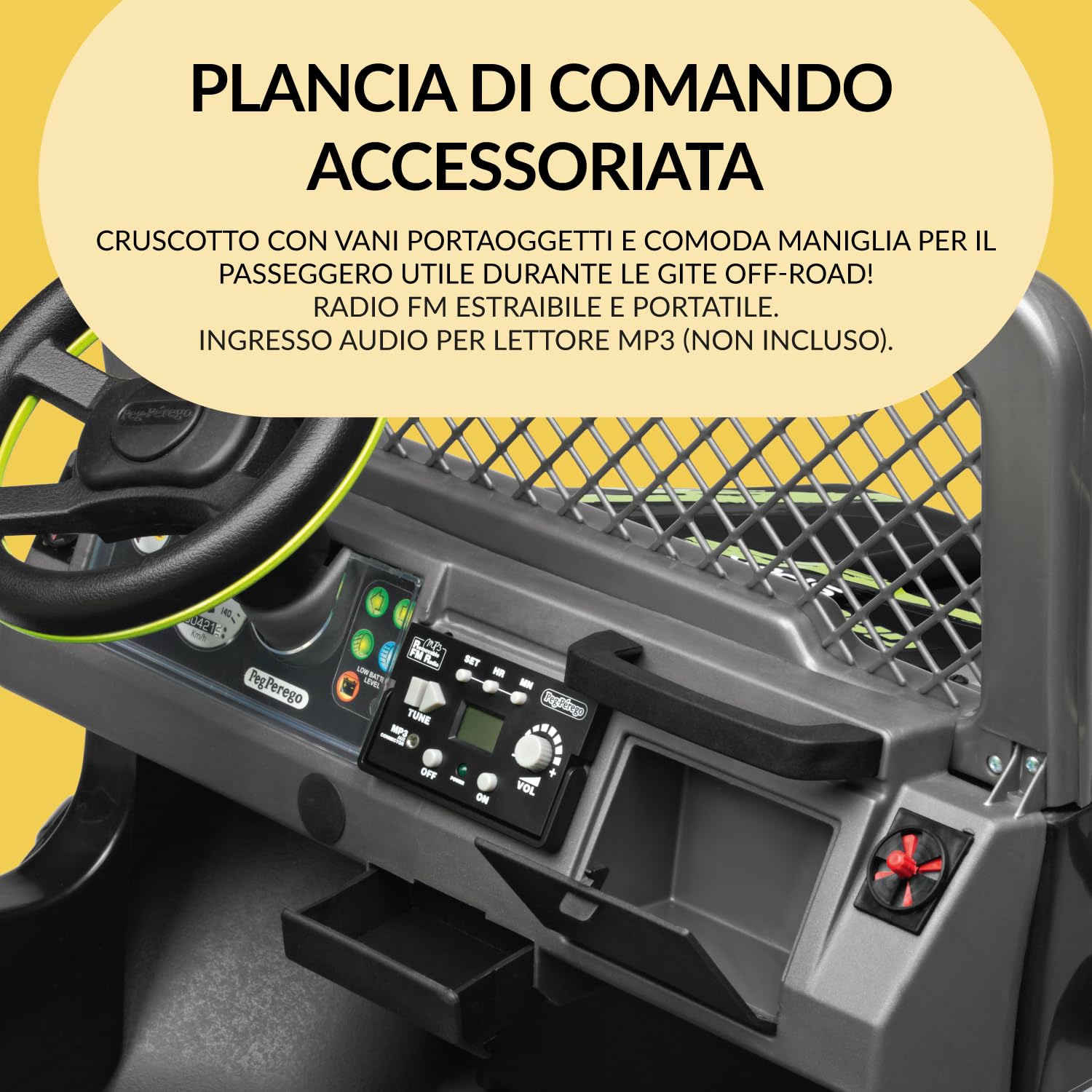 peg-perego-gaucho-sport-fuoristrada-elettrico-12v-2-posti-con-radio-fm image 5