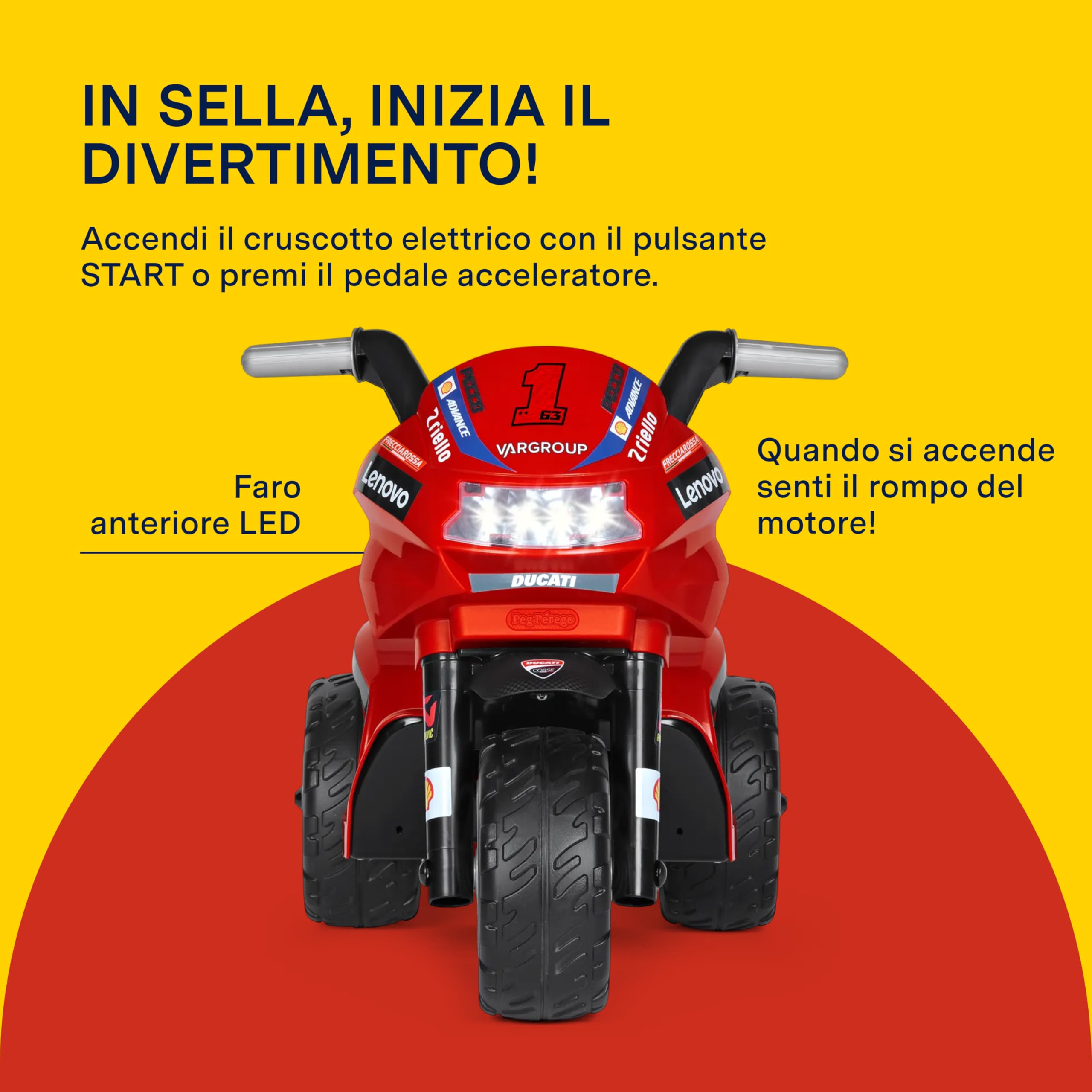 peg-perego-ducati-mini-evo-moto-elettrica-6v-da-1-anno-fino-a-15-kg image 3