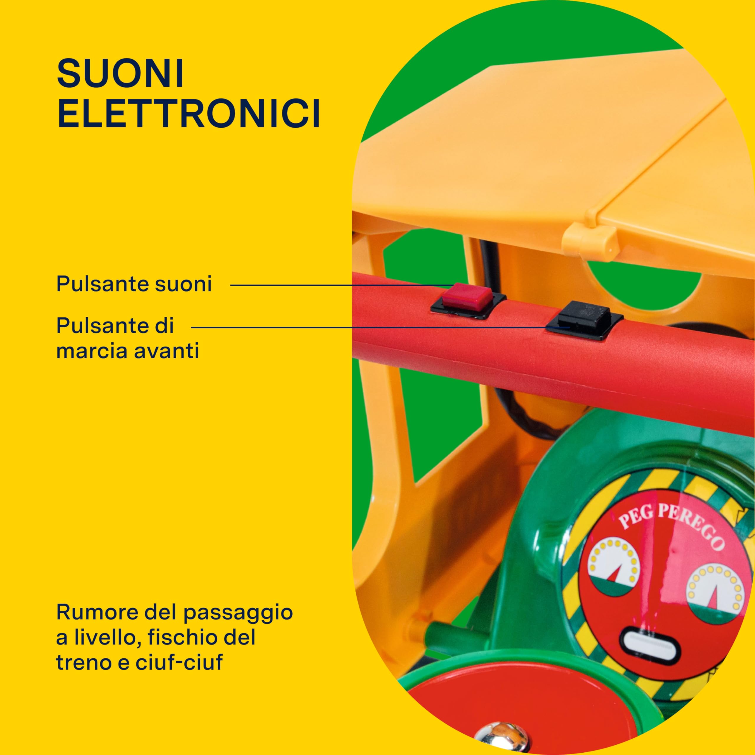 peg-perego-santa-f-train-trenino-elettrico-cavalcabile-far-west-con-12-binari-e- image 4