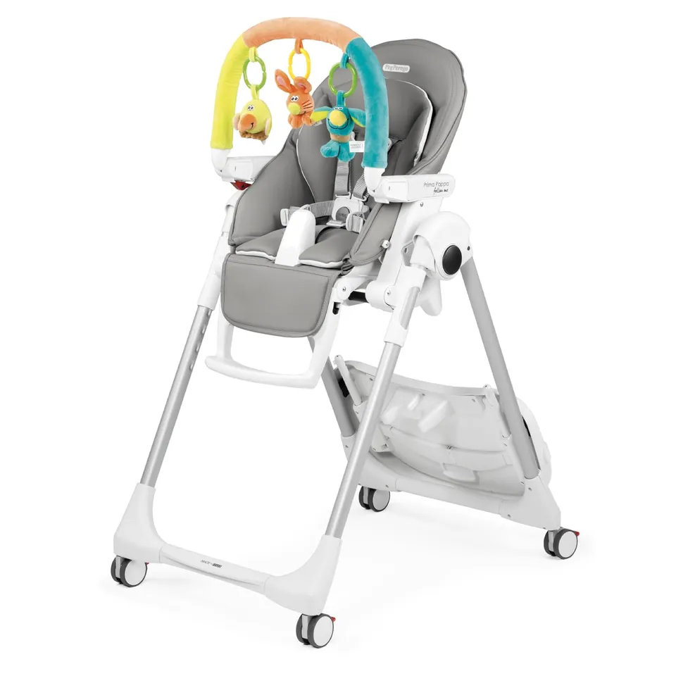 peg-perego-prima-pappa-follow-me-plus-seggiolone-sdraietta-ecopelle-ice image 1
