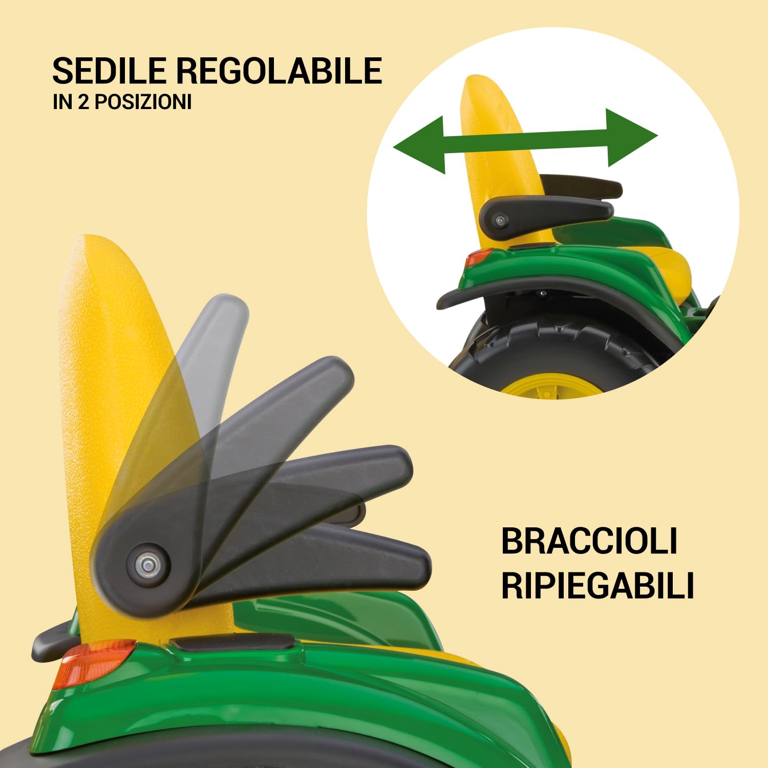 peg-perego-john-deere-ground-force-trattore-elettrico-12v-con-rimorchio-e-radio- image 8