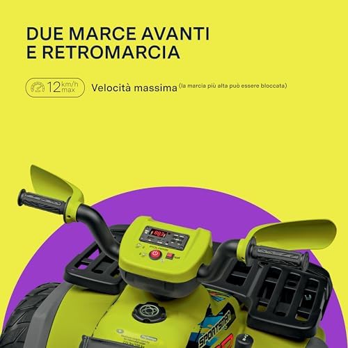peg-perego-polaris-sportsman-pro-citrus-quad-elettrico-24v-2-posti image 5