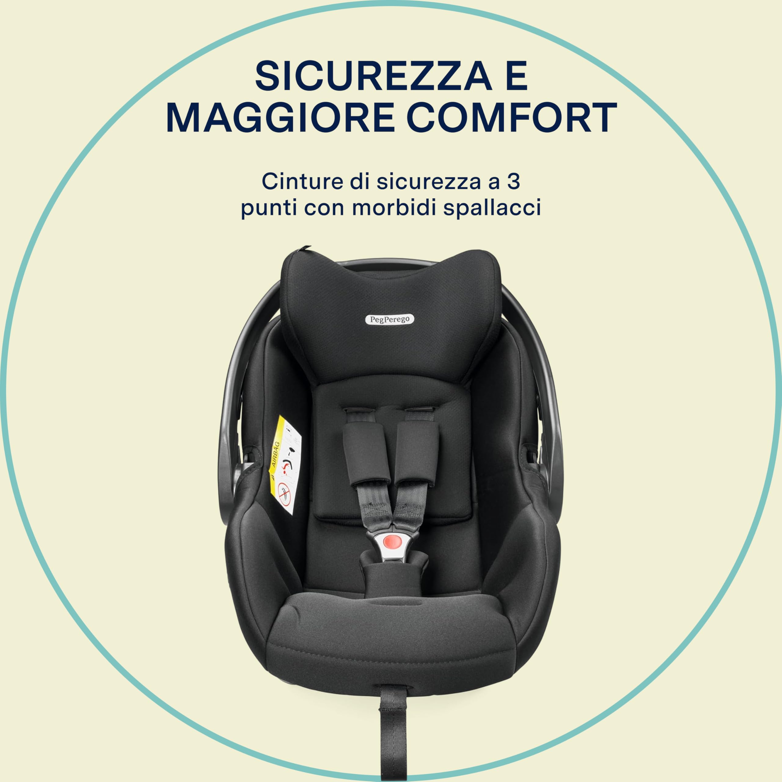 peg-perego-primo-viaggio-lounge-seggiolino-auto-neonato-reclinabile-isofix-onyx image 3