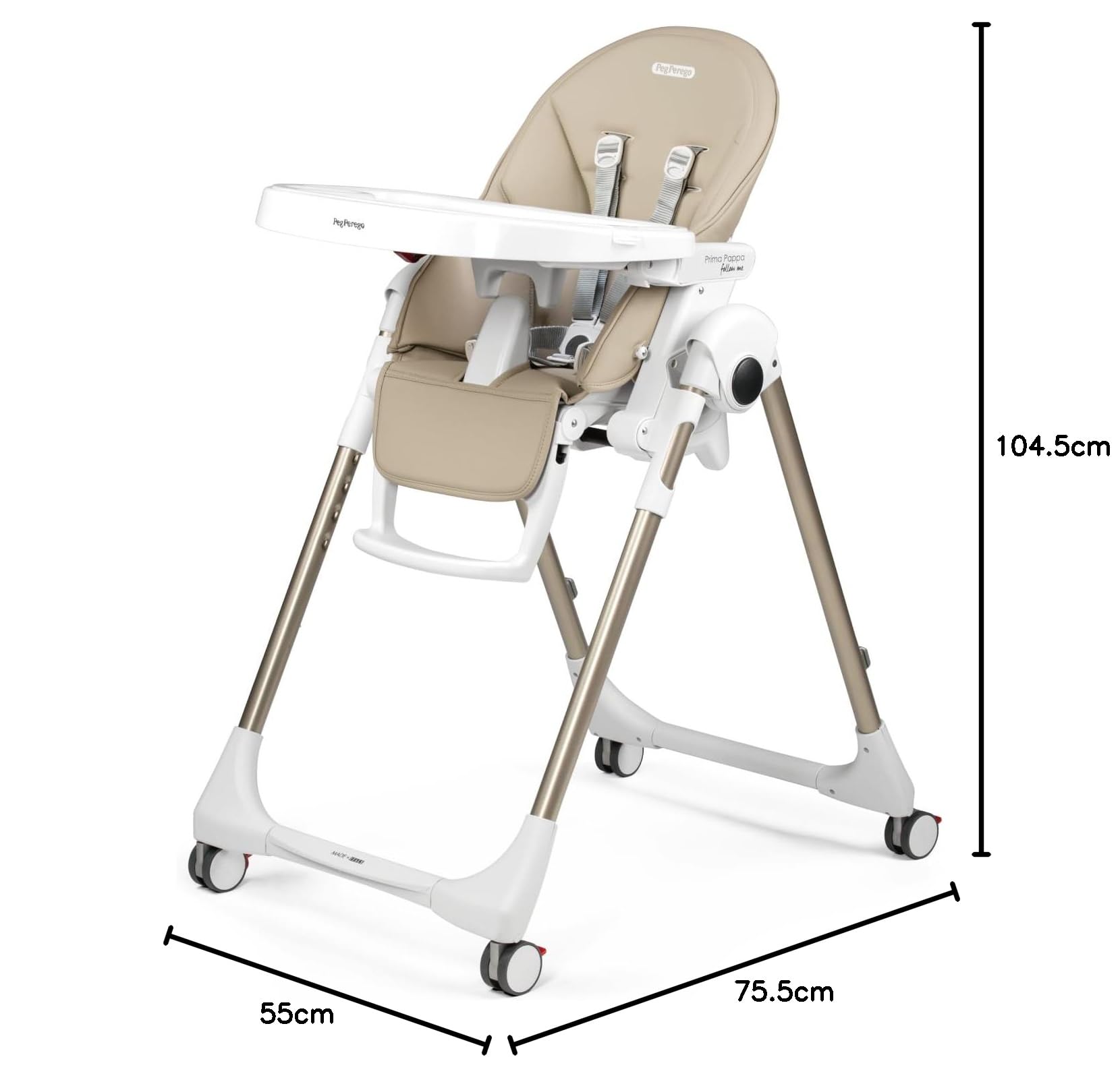peg-perego-prima-pappa-follow-me-seggiolone-pappa-reclinabile-0-15-kg-astral image 5