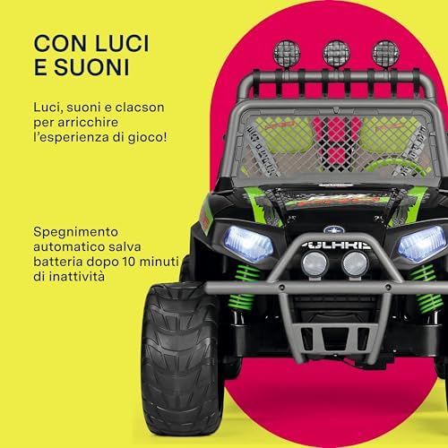 peg-perego-polaris-rzr-pro-green-shadow-fuoristrada-elettrico-24v-2-posti image 5
