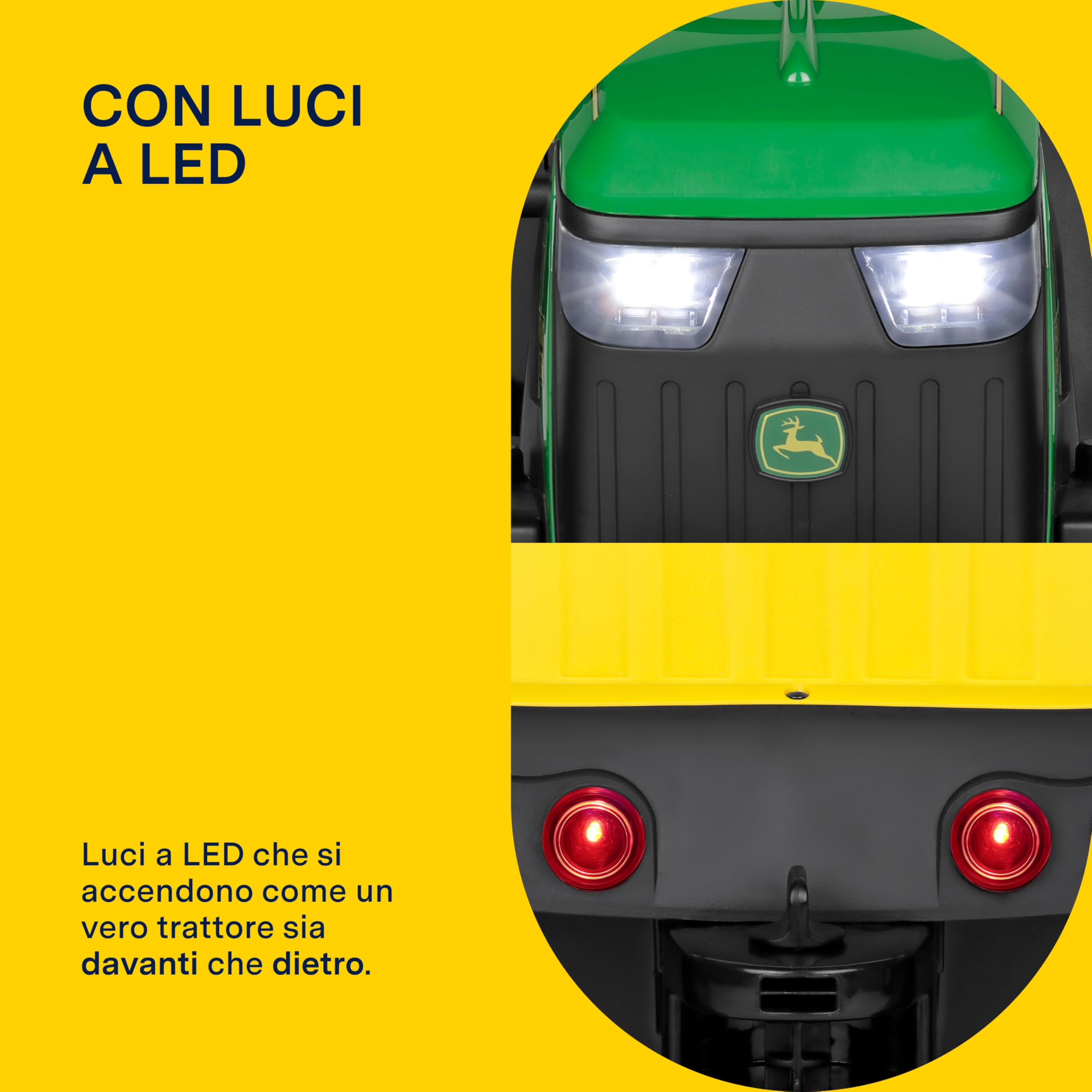 peg-perego-john-deere-farm-power-trattore-elettrico-12v-con-rimorchio-e-telecoma image 7