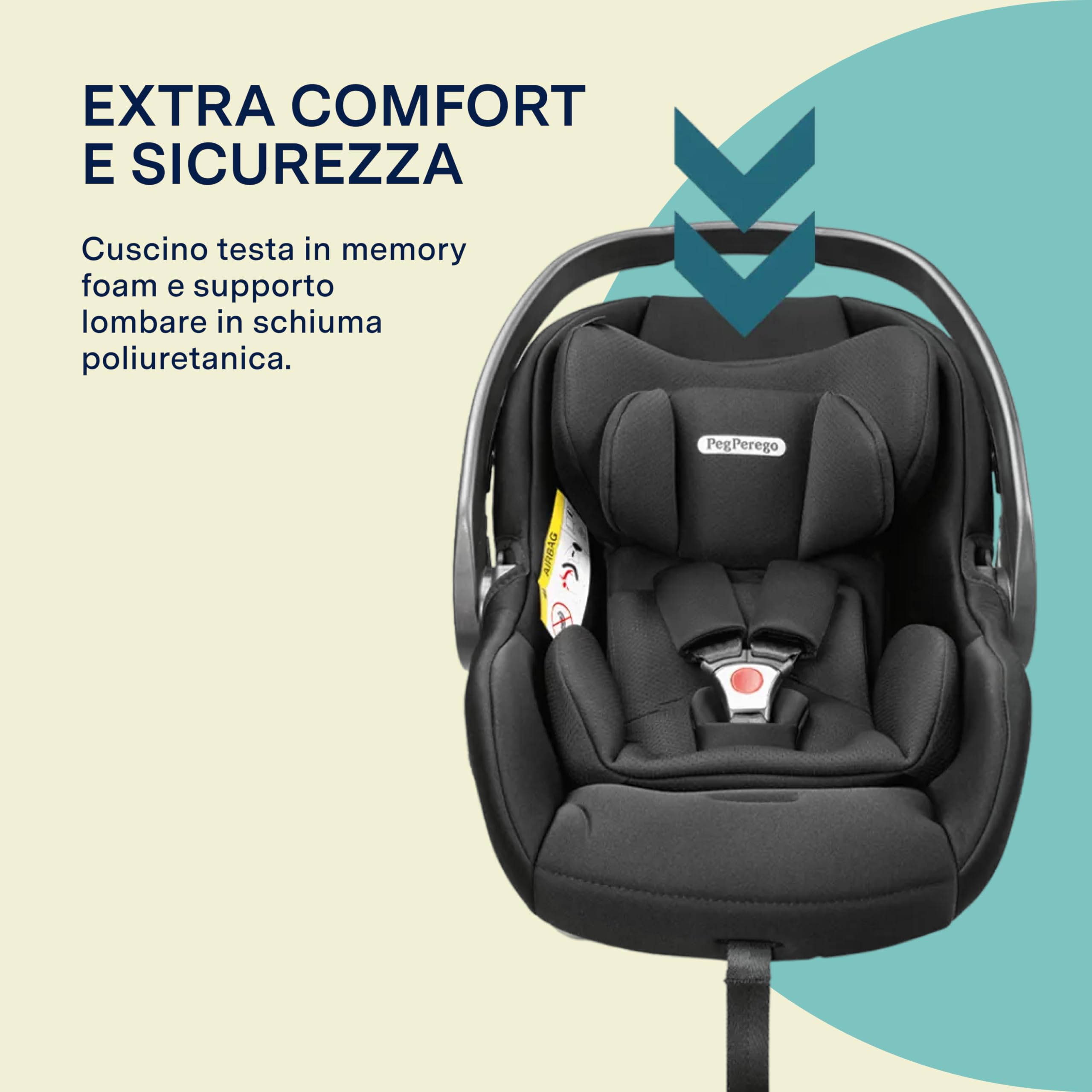 peg-perego-primo-viaggio-slk-seggiolino-auto-neonato-i-size-40-87-cm-onyx image 7