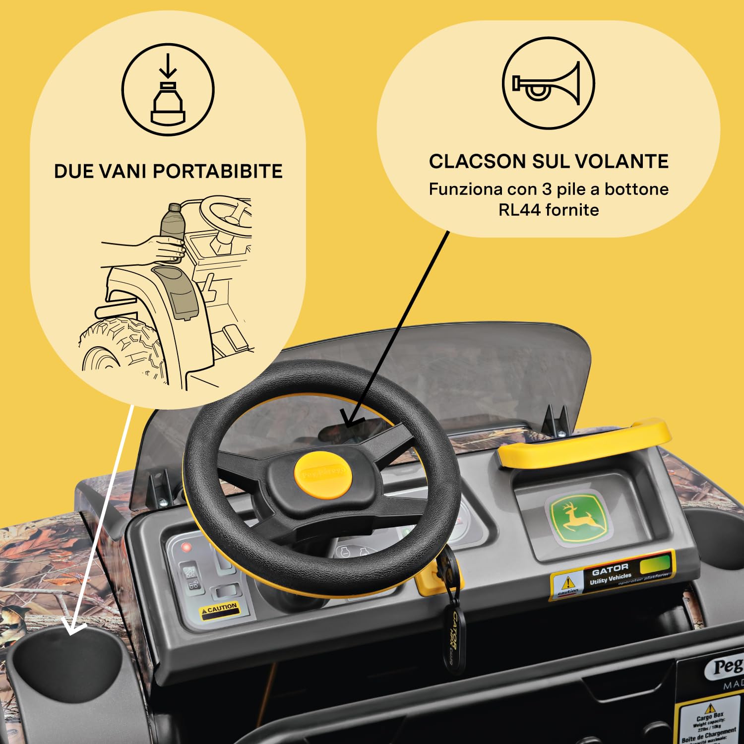 peg-perego-john-deere-gator-hpx-camo-trattore-elettrico-12v-2-posti image 7