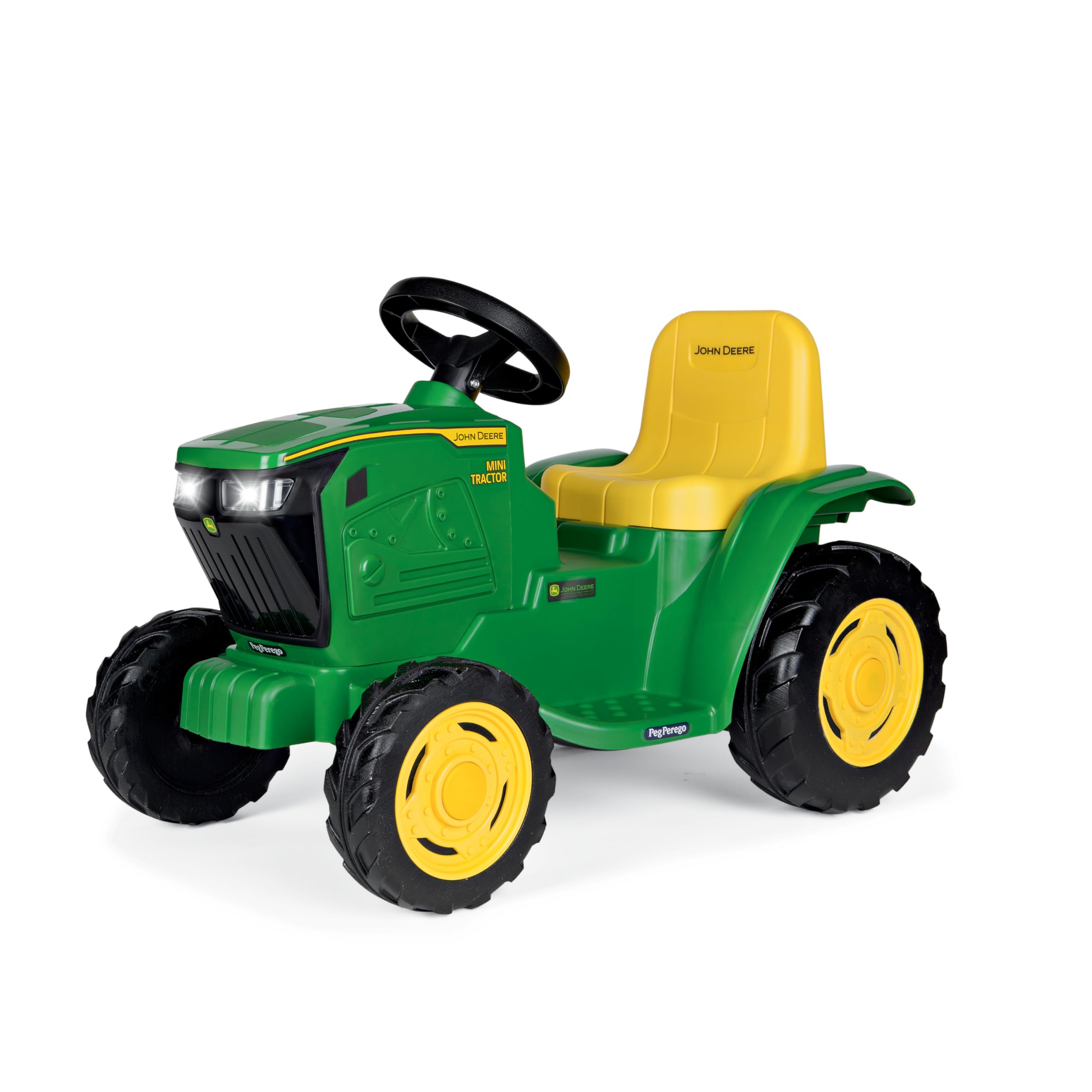 peg-perego-john-deere-mini-tractor-trattore-elettrico-6v-cavalcabile-da-1-anno image 1