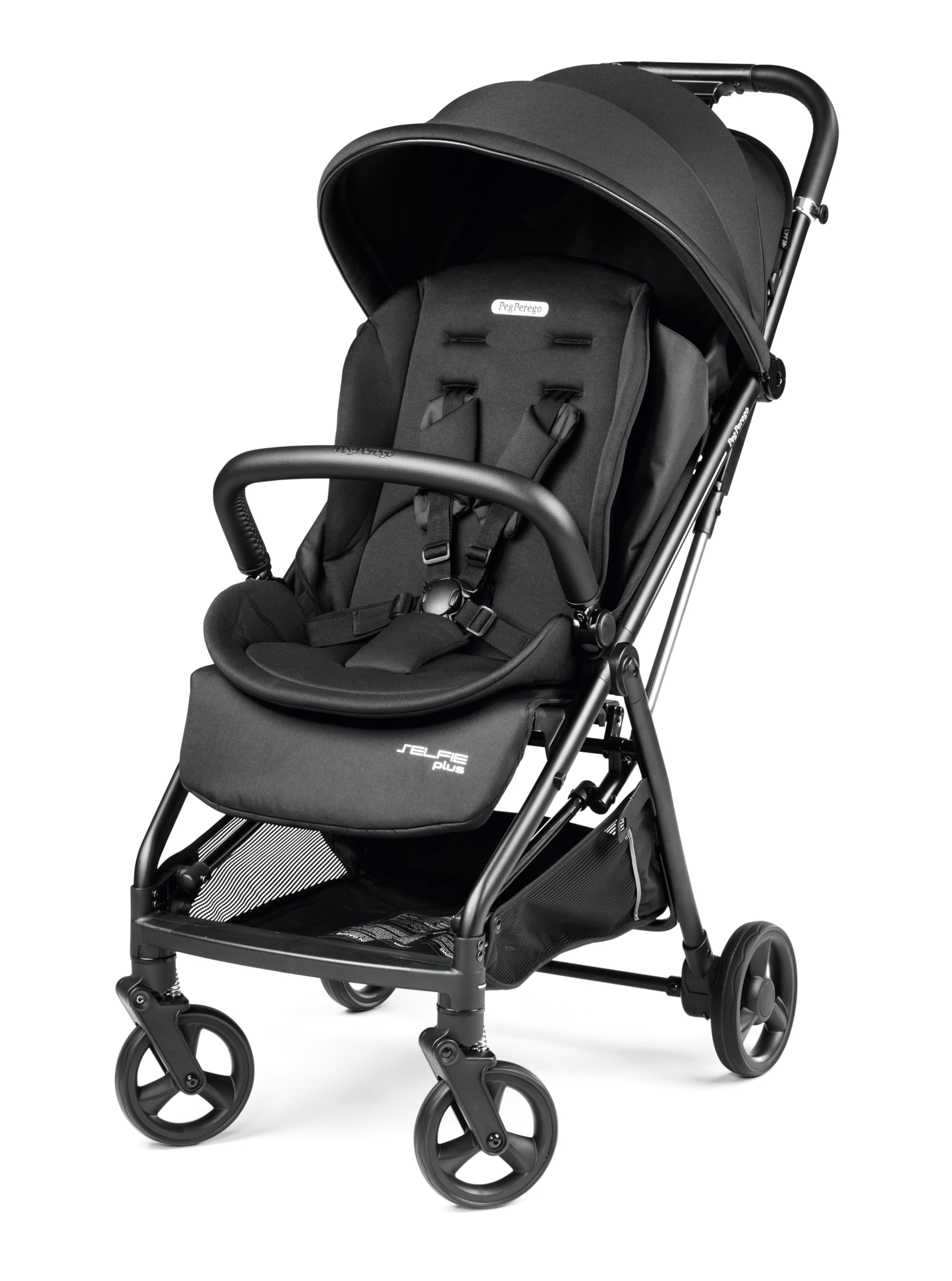 peg-perego-selfie-plus-passeggino-leggero-compatto-true-black image 1