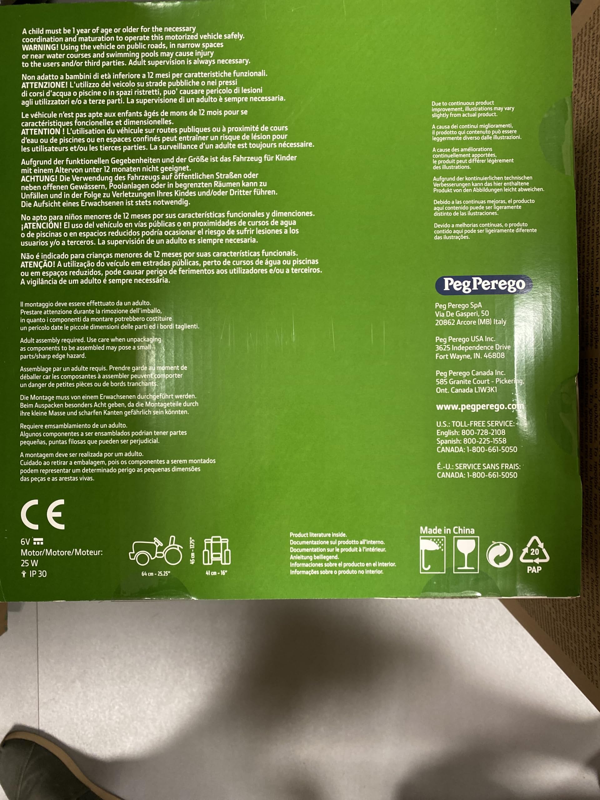 peg-perego-john-deere-mini-tractor-trattore-a-batteria-cavalcabile-1-anni image 8