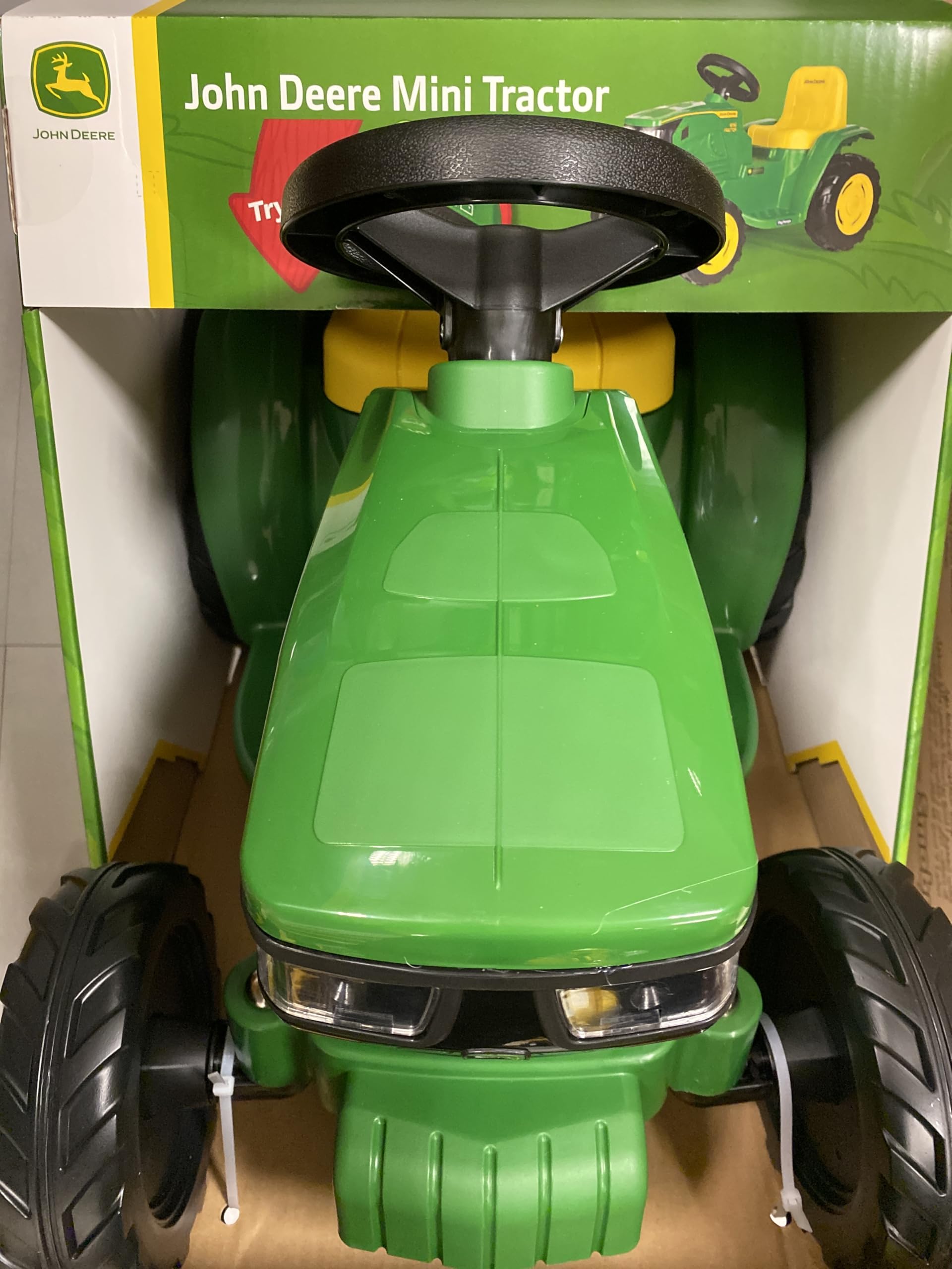 peg-perego-john-deere-mini-tractor-trattore-a-batteria-cavalcabile-1-anni image 5