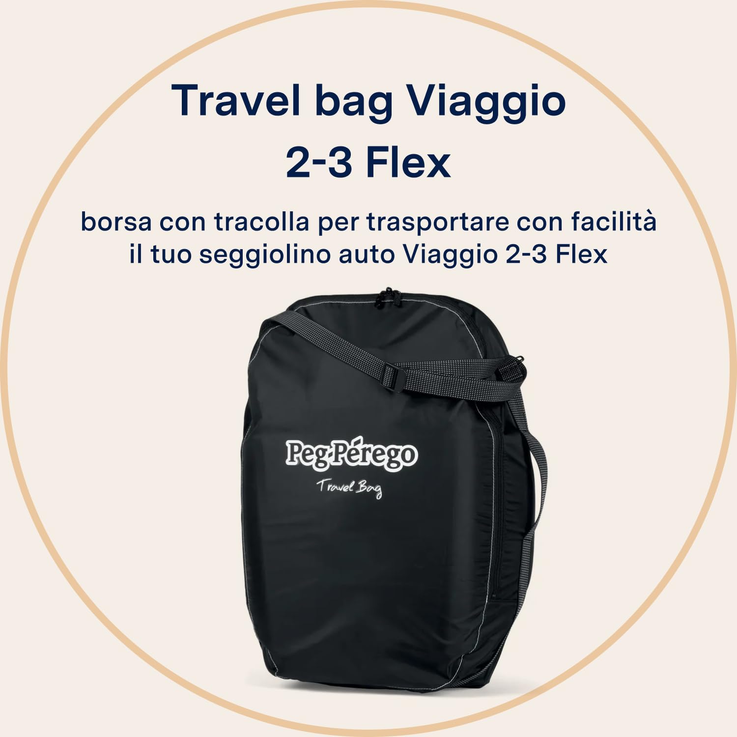 peg-perego-travel-bag-viaggio-2-3-flex-flex-120-borsa-da-trasporto-per-seggiolin image 2
