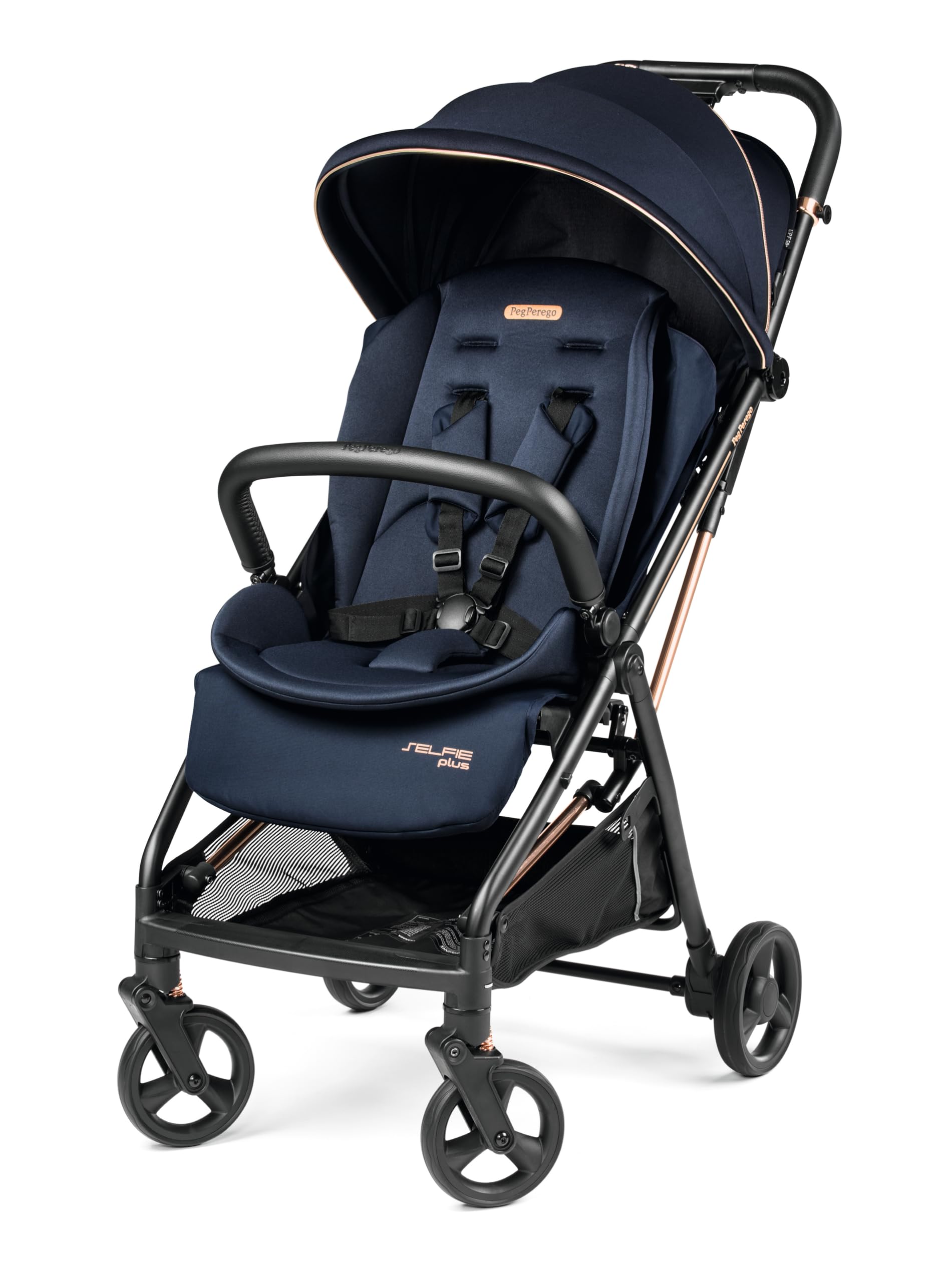 peg-perego-selfie-plus-blue-shine-passeggino-leggero-compatto-0-22-kg image 1