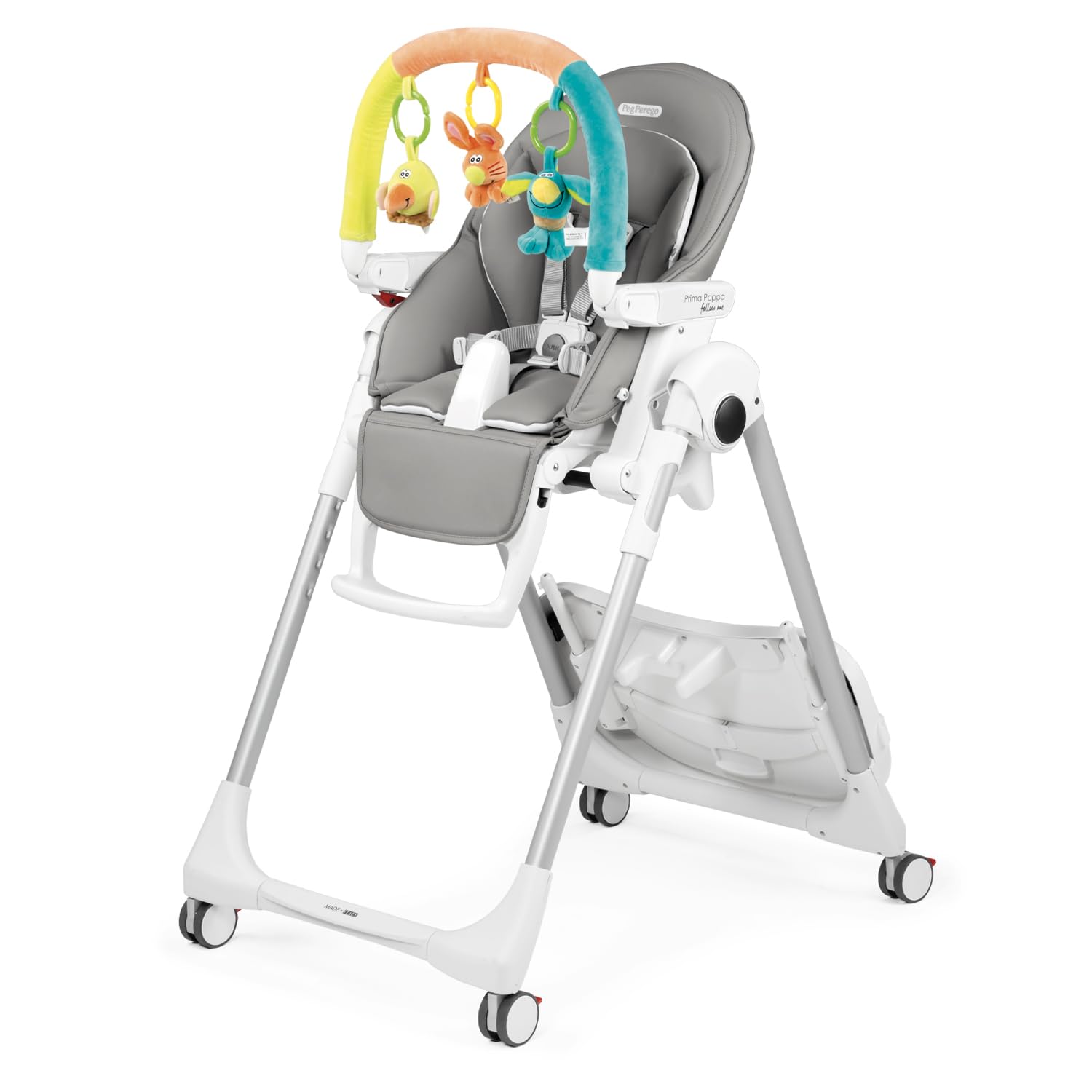 peg-perego-prima-pappa-follow-me-plus-seggiolone-sdraietta-ecopelle-ice image 1