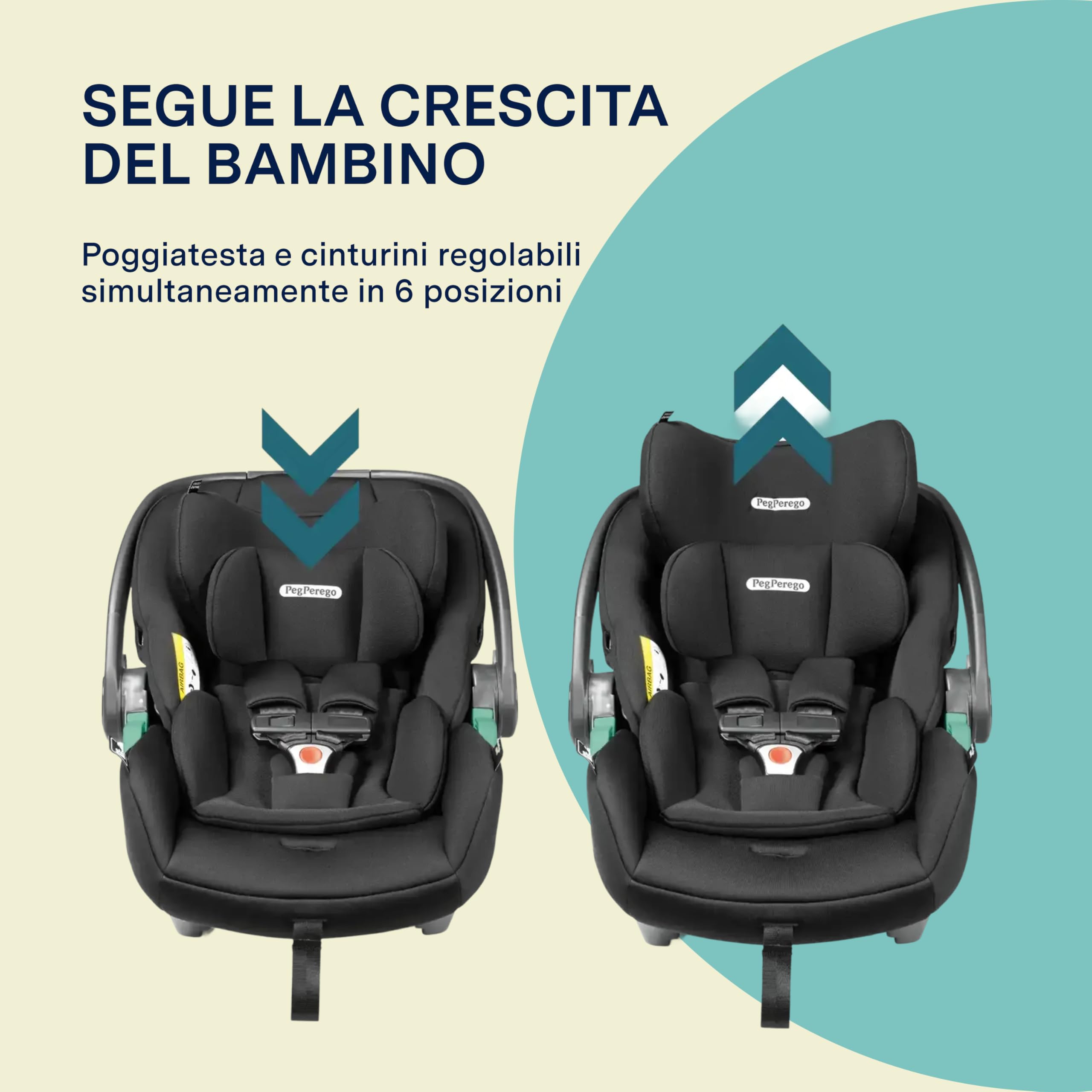 peg-perego-primo-viaggio-lounge-seggiolino-auto-neonato-reclinabile-isofix-onyx image 4