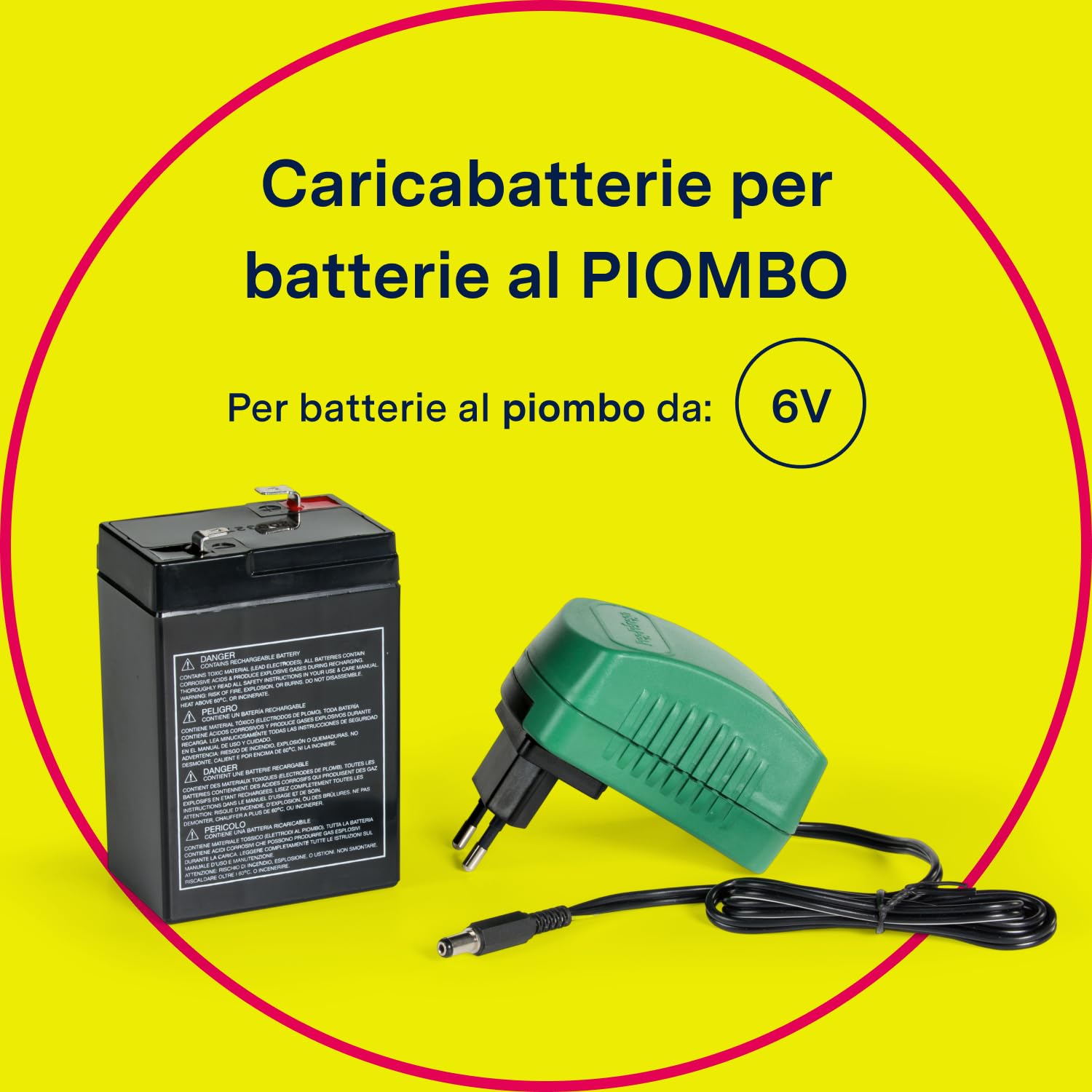 peg-perego-caricabatterie-6v-multiplug-con-jack-ricambio-originale image 2