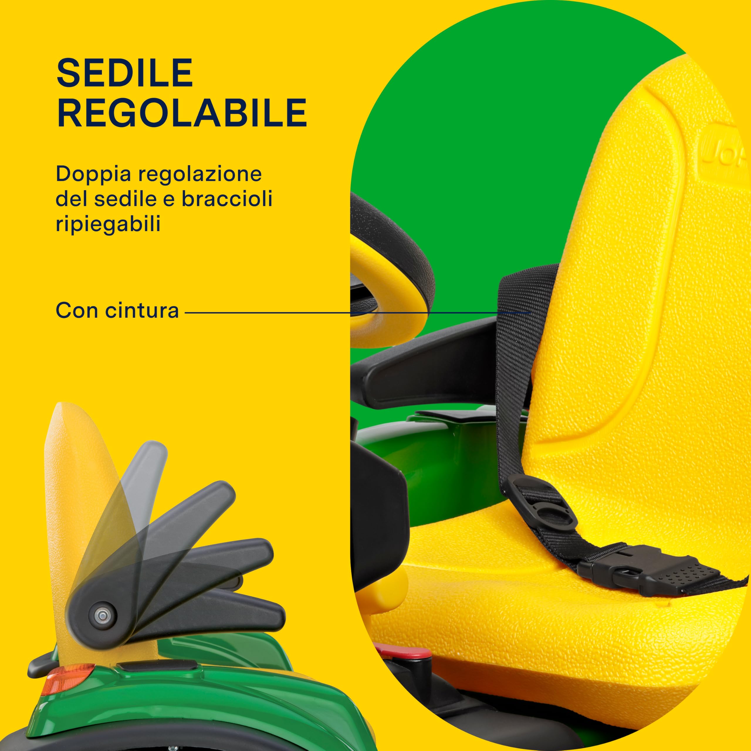 peg-perego-john-deere-rc-tractor-trattore-elettrico-12v-con-rimorchio-e-telecoma image 7