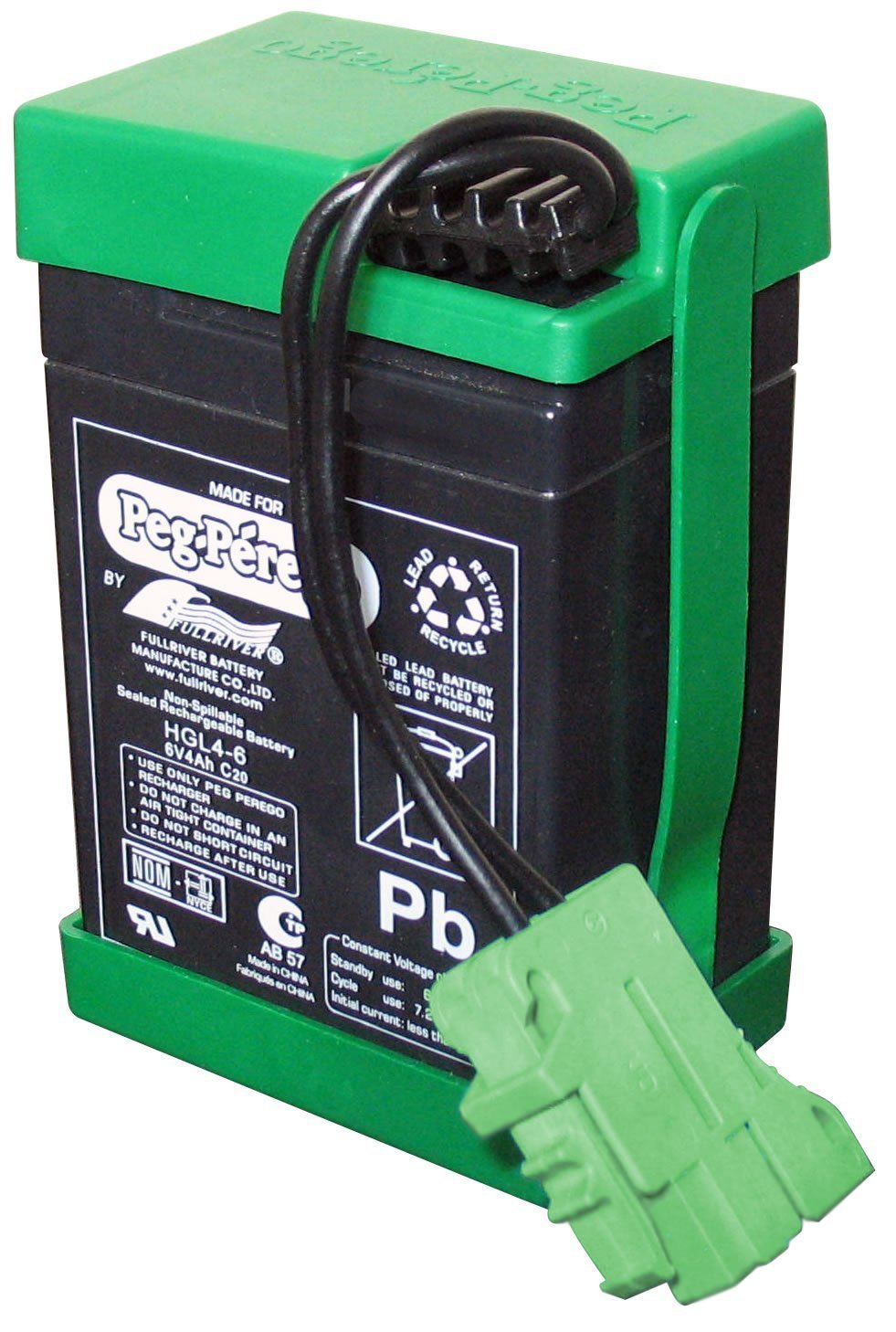 peg-perego-batteria-6v-4-5ah-batteria-di-ricambio-originale image 1