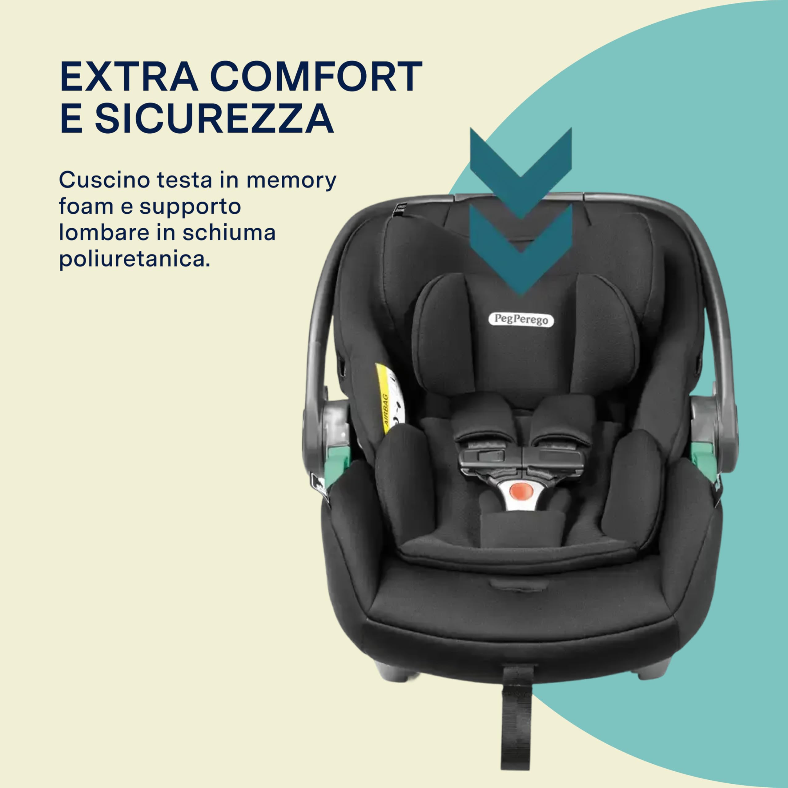 peg-perego-primo-viaggio-lounge-seggiolino-auto-neonato-reclinabile-isofix-onyx image 7