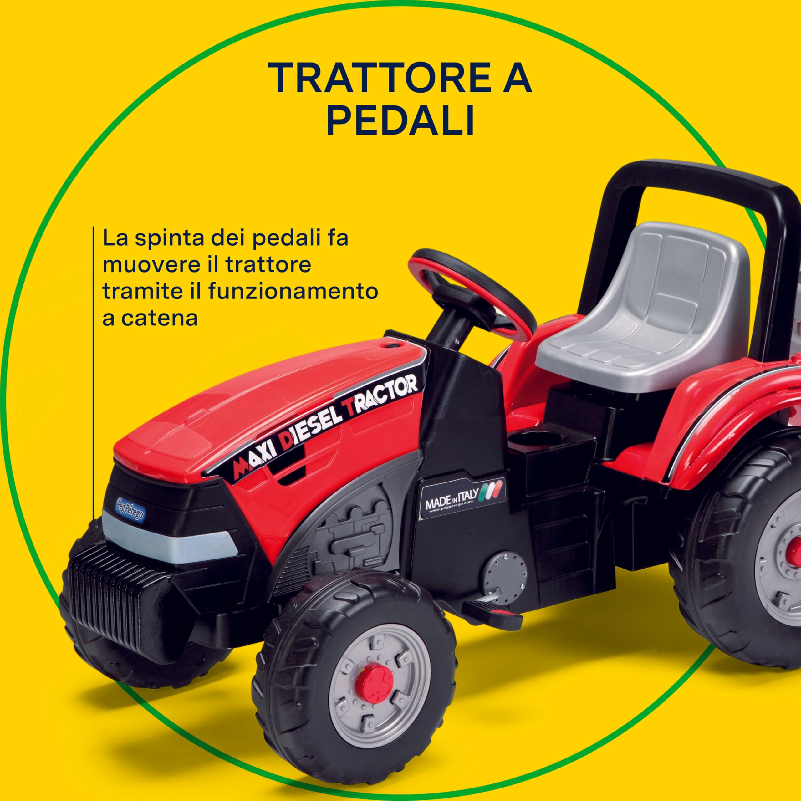 peg-perego-maxi-diesel-tractor-trattore-a-pedali-con-rimorchio-per-bambini-dai-2 image 3