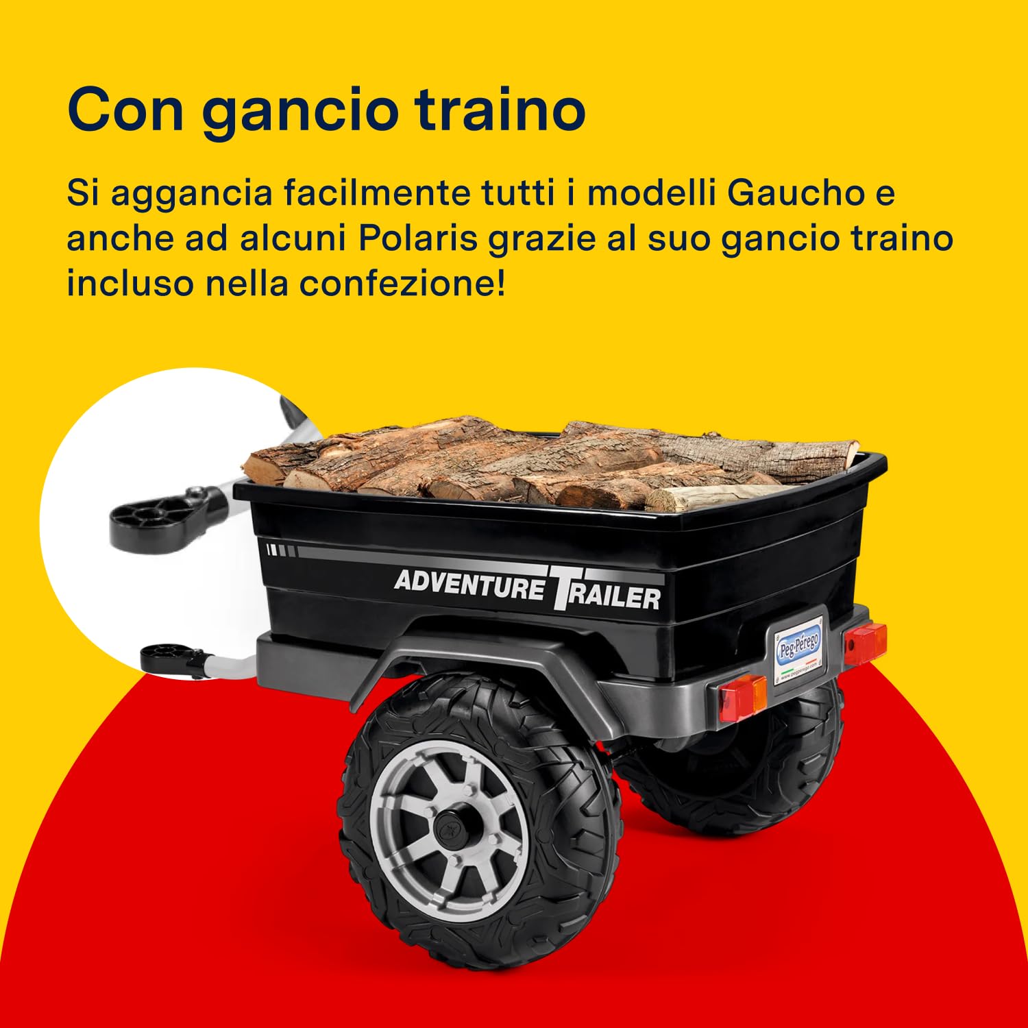 peg-perego-adventure-trailer-rimorchio-per-gaucho-e-polaris-30-kg image 3