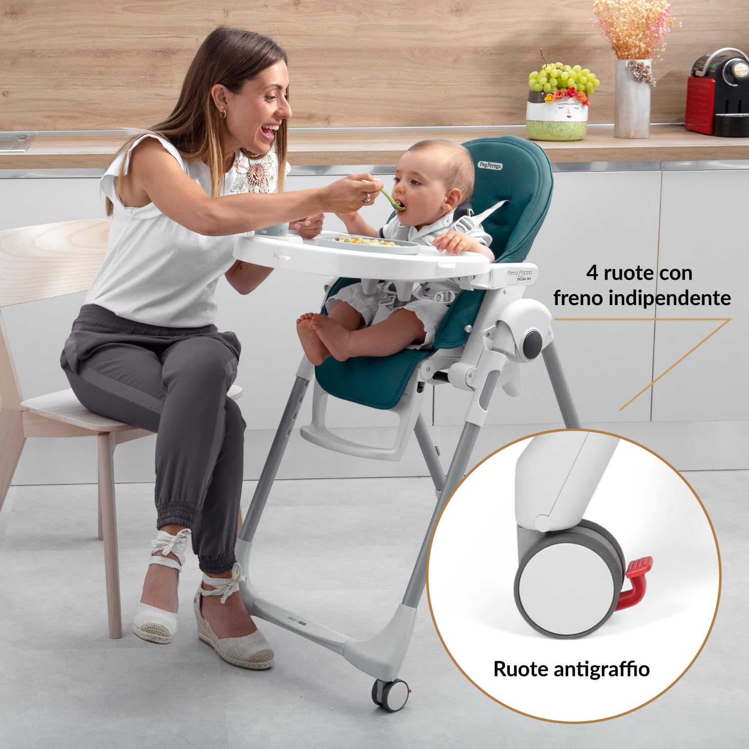 peg-perego-prima-pappa-follow-me-plus-seggiolone-sdraietta-ecopelle-ice image 8