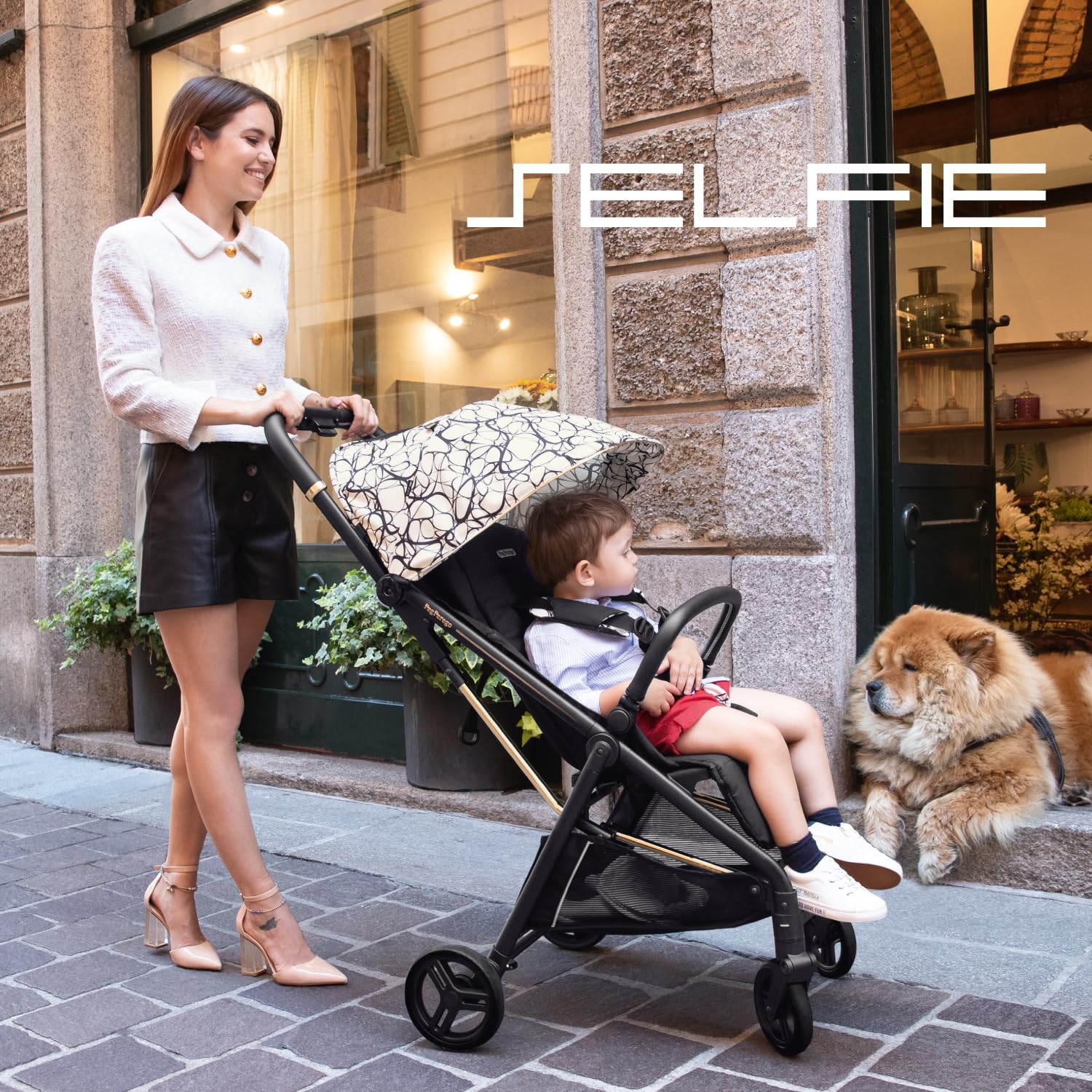peg-perego-selfie-passeggino-leggero-0-4-anni-ardesia-con-capottina-upf-50 image 2