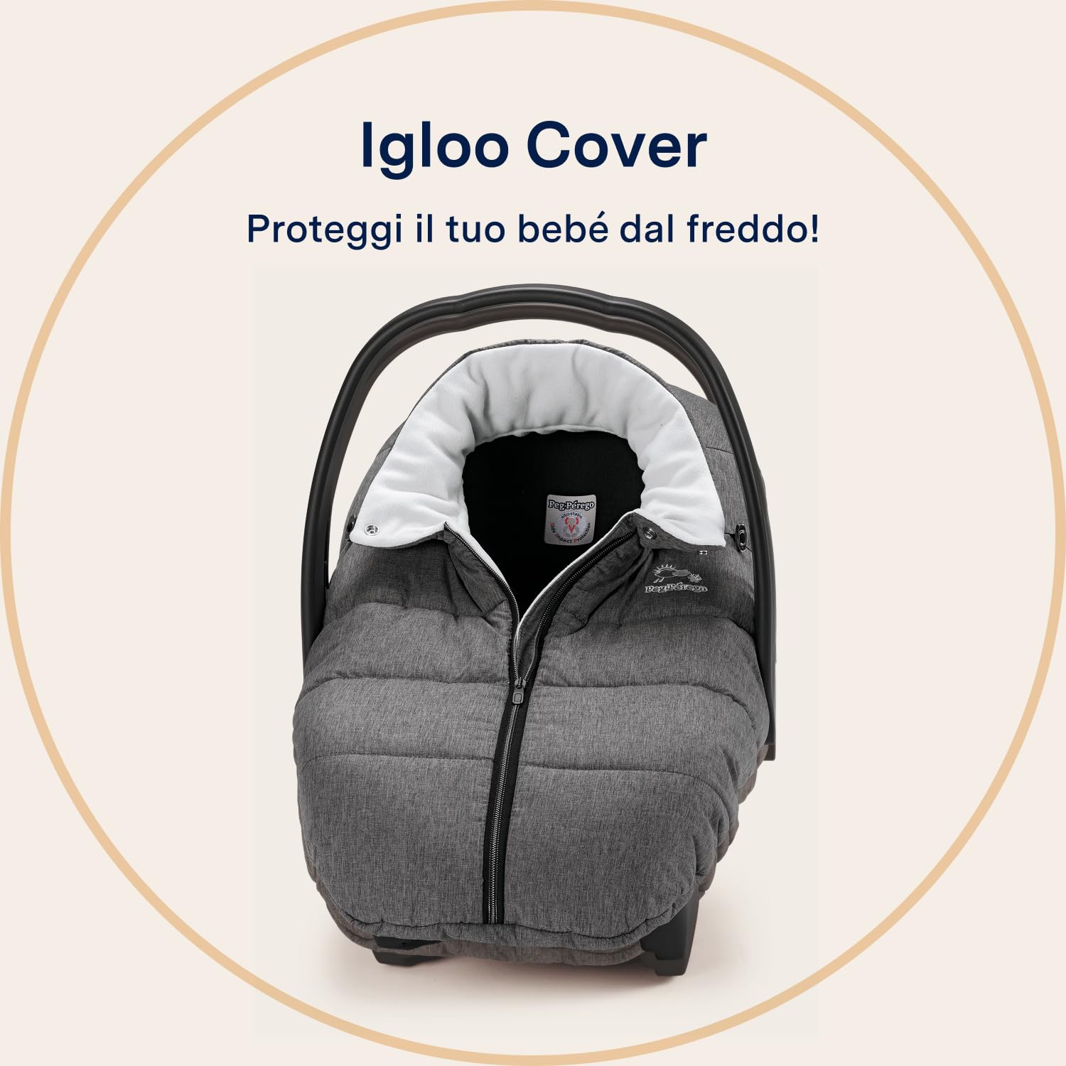 peg-perego-igloo-cover-sacco-termico-imbottito-per-seggiolini-primo-viaggio image 2