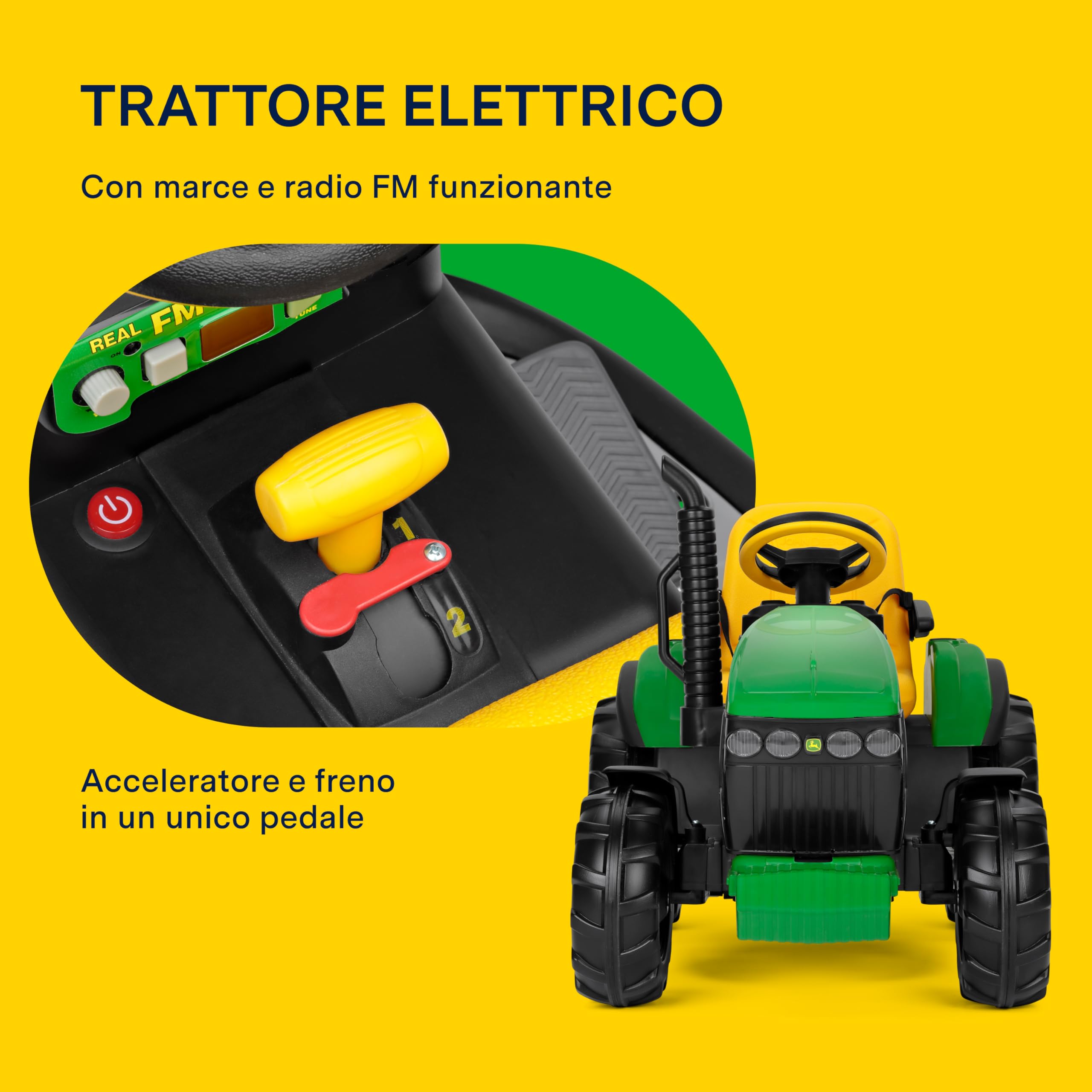 peg-perego-john-deere-rc-tractor-trattore-elettrico-12v-con-rimorchio-e-telecoma image 5