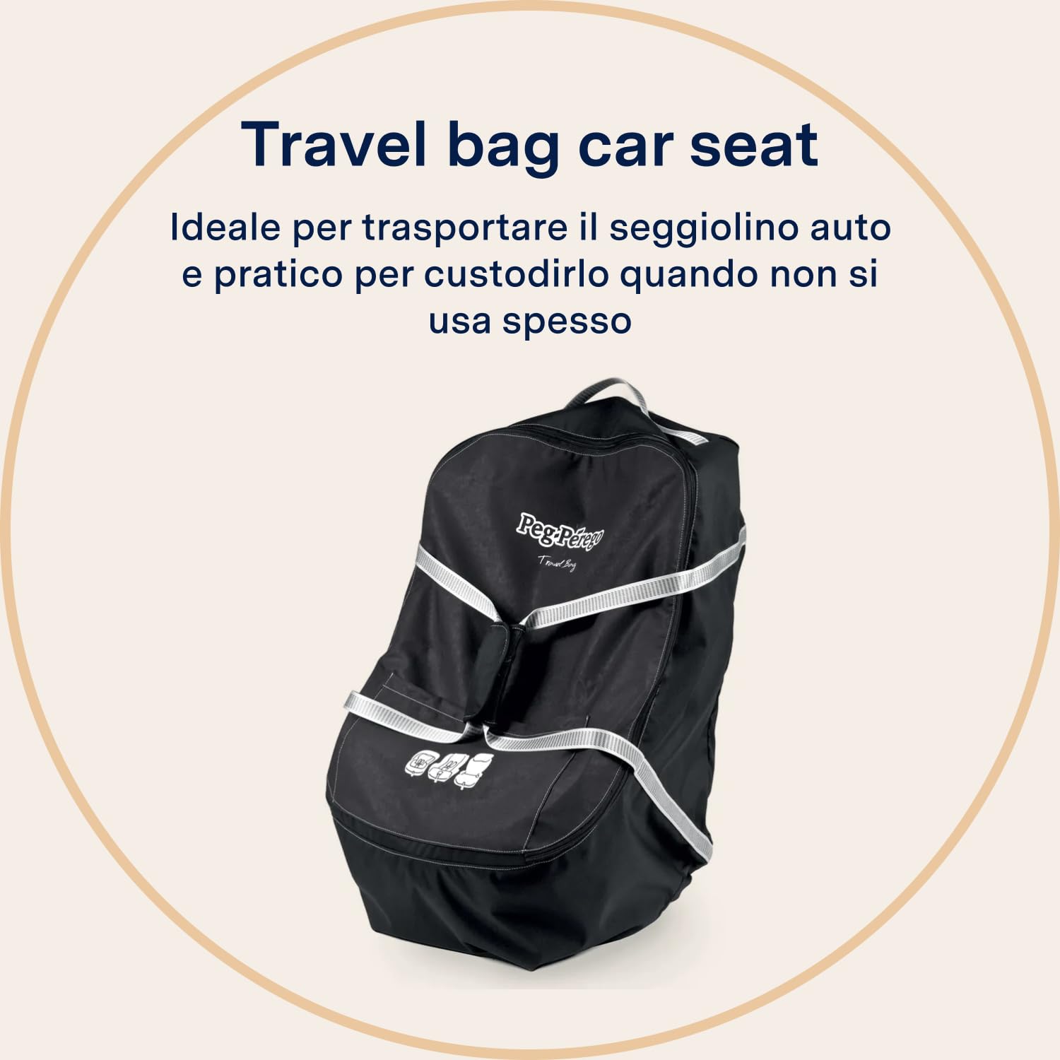 peg-perego-travel-bag-car-seat-borsa-universale-per-seggiolino-primo-viaggio-e-b image 2