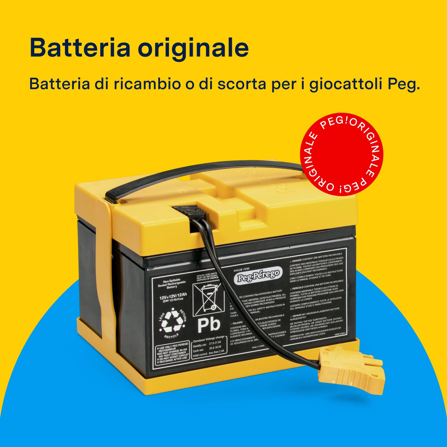 peg-perego-batteria-24v-12ah-ricambio-originale-per-gaucho-e-polaris image 4