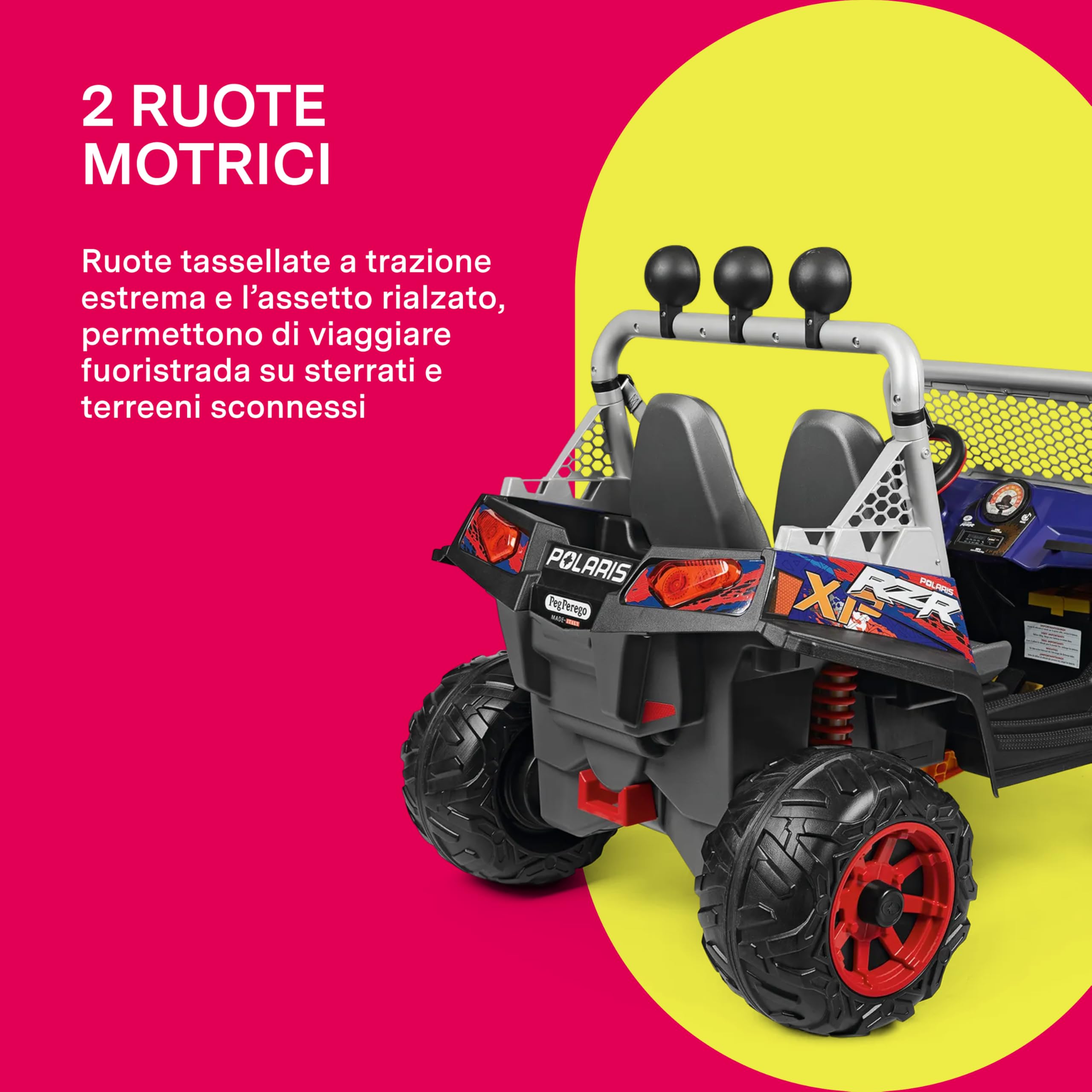 peg-perego-polaris-ranger-rzr-900-xp-24v-fuoristrada-elettrico-cavalcabile-per-b image 7