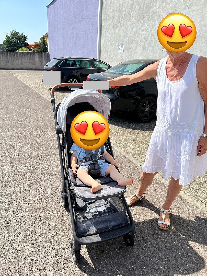 Capottina un po' corta col sole basso
