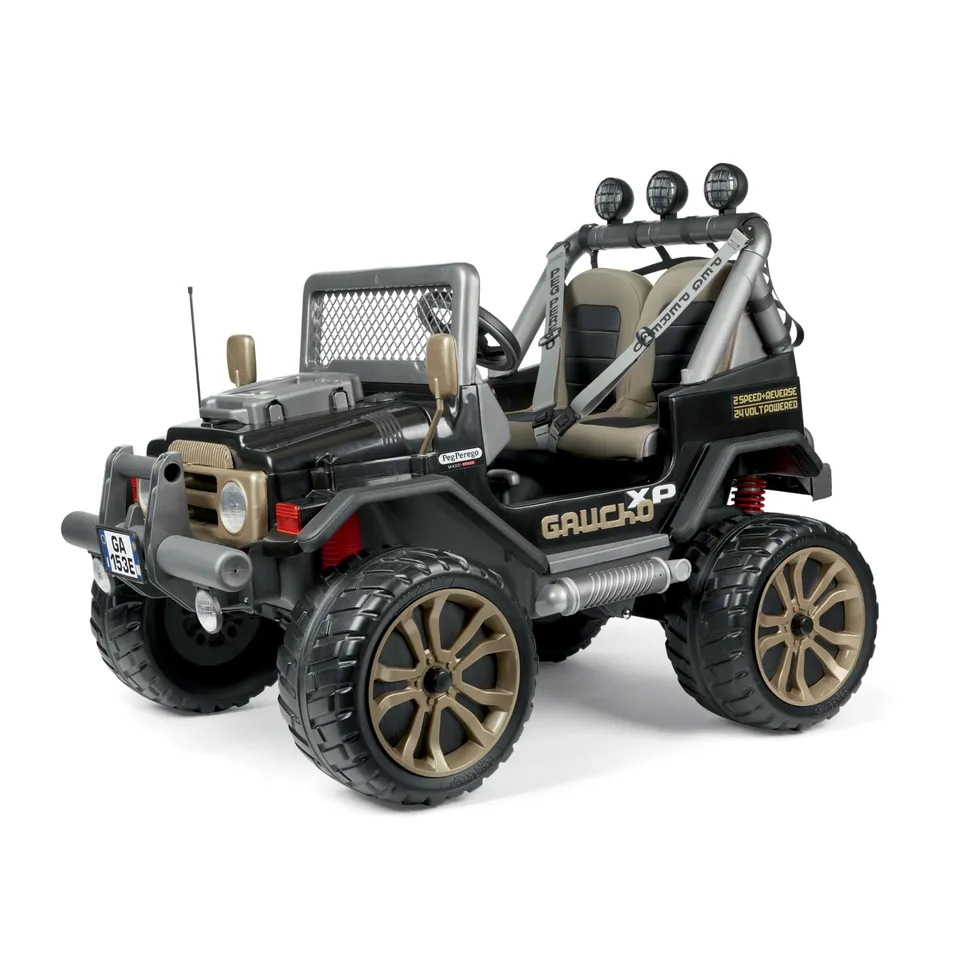 peg-perego-gaucho-xp-fuoristrada-elettrico-24v-con-luci-led-e-radio image 1