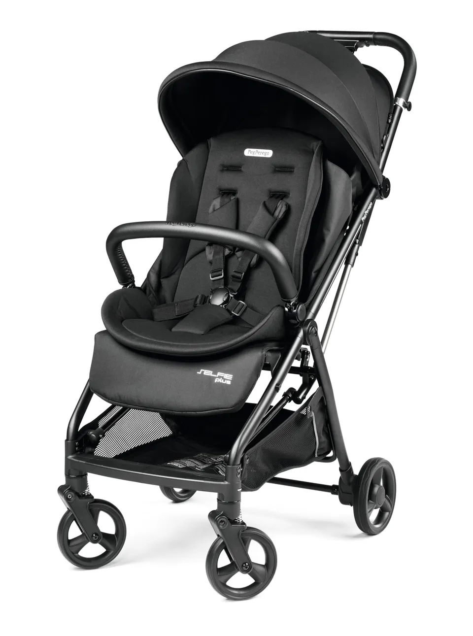 peg-perego-selfie-plus-passeggino-leggero-compatto-true-black image 1