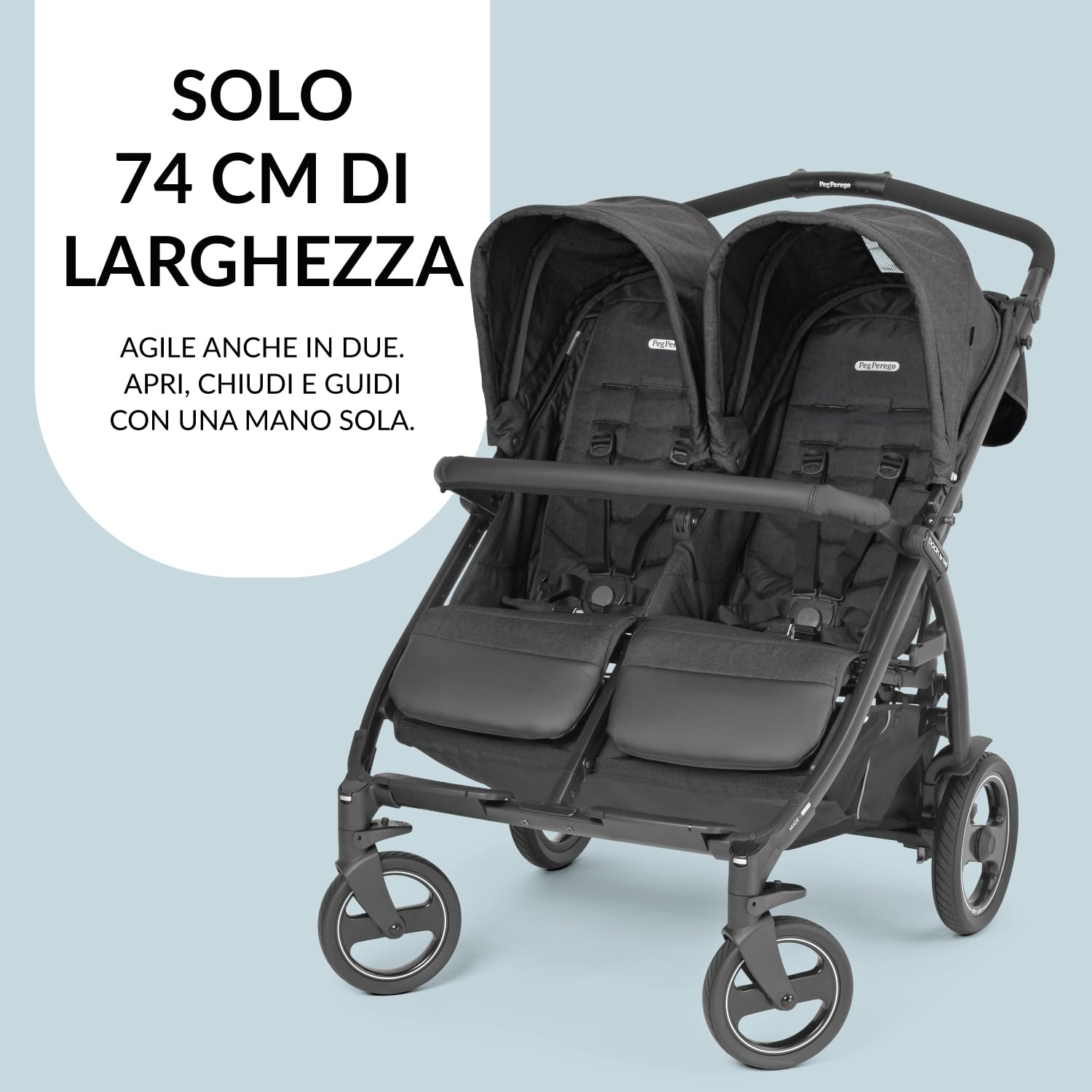 peg-perego-book-for-two-passeggino-gemellare-travel-system-ardesia image 3