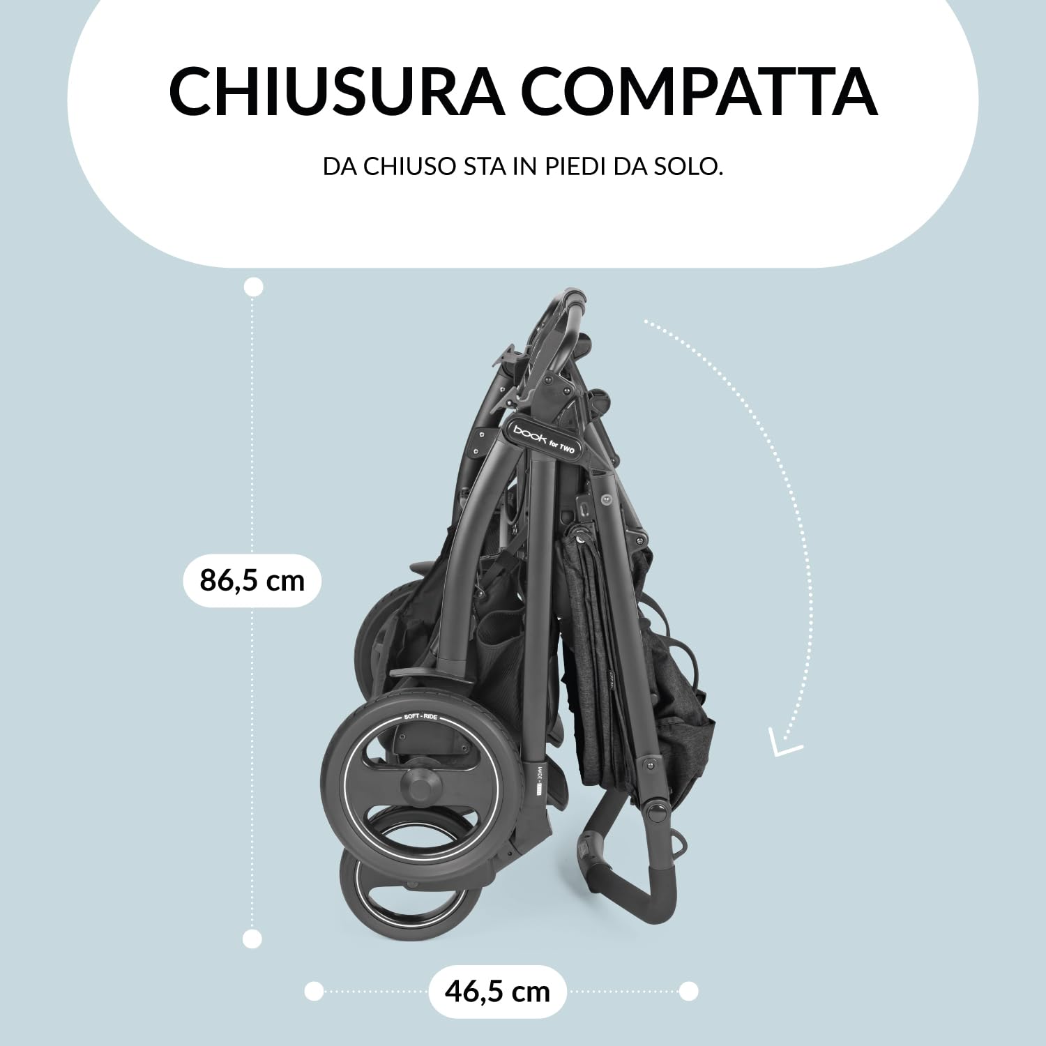 peg-perego-book-for-two-passeggino-gemellare-travel-system-ardesia image 4