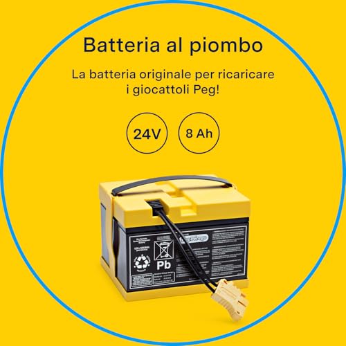 peg-perego-batteria-24v-8ah-ricambio-originale-ricaricabile-per-veicoli-elettric image 8